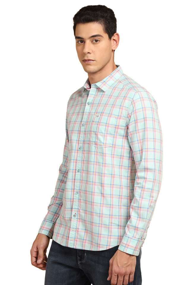 Checks-Cotton-Regular-Fit-Men-s-Casual-Shirt