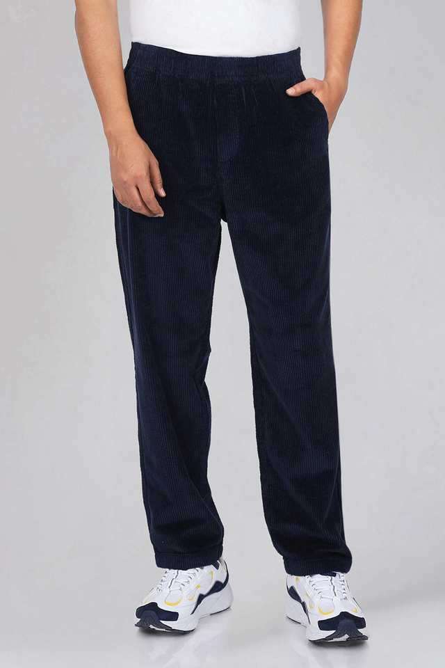 Solid-Cotton-Regular-Fit-Men-s-Casual-Wear-Trousers