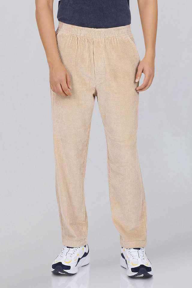 Solid-Cotton-Regular-Fit-Men-s-Casual-Wear-Trousers