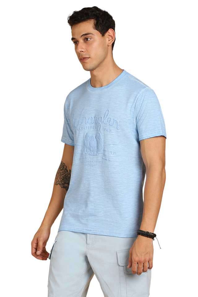 Embroidered-Cotton-Regular-Fit-Men-T-Shirt
