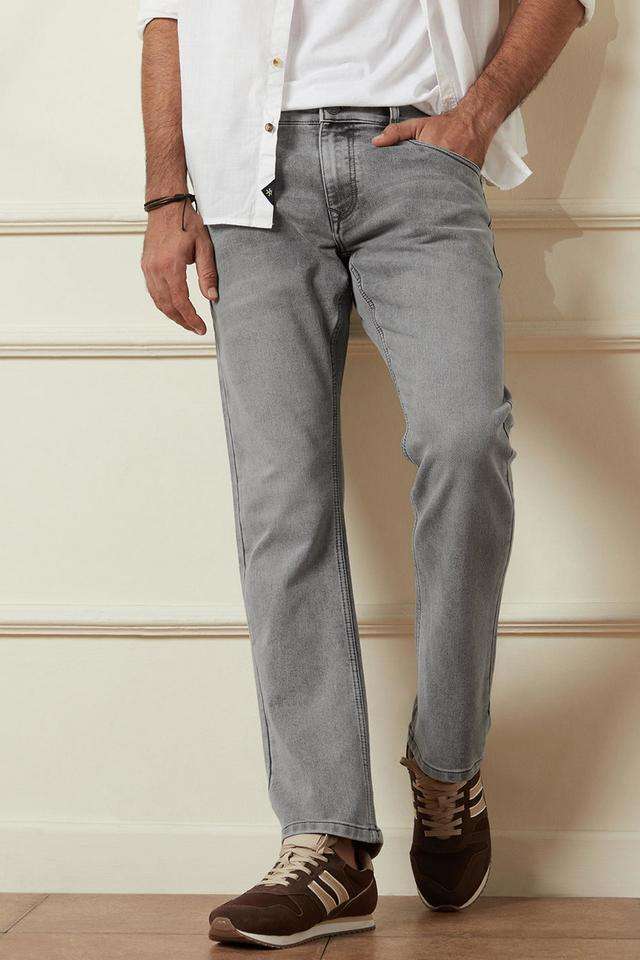 Light-Wash-Cotton-Straight-Fit-Men-s-Jeans