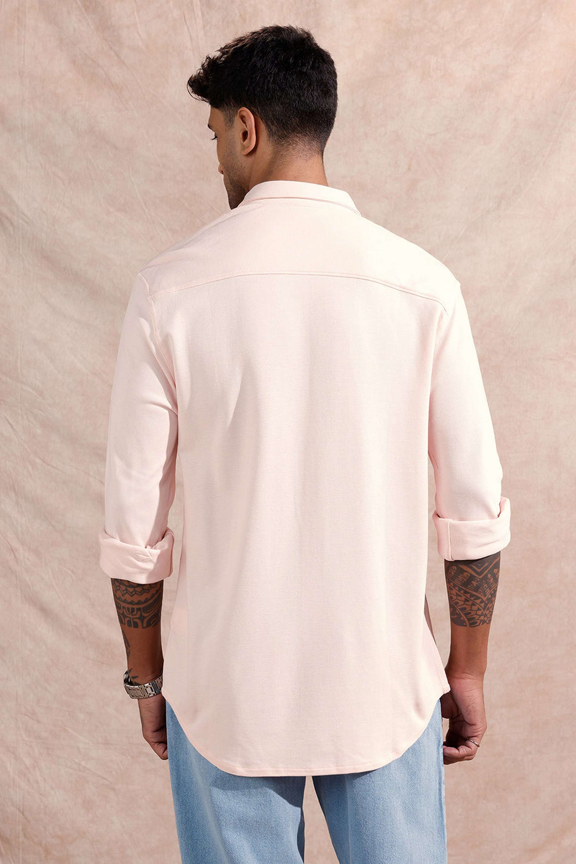 Solid-Pique-Slim-Fit-Men-s-T-Shirt