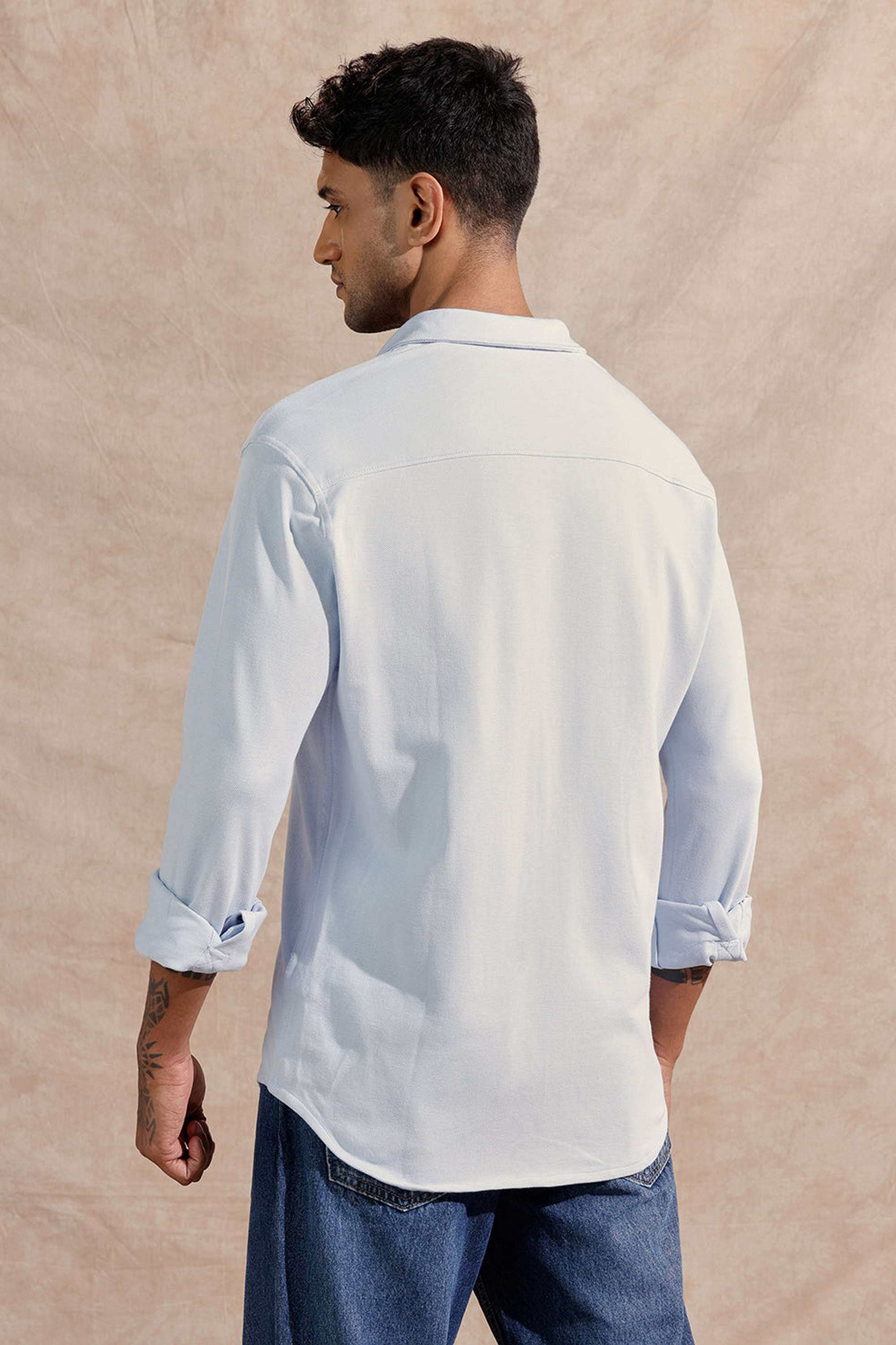 Solid-Pique-Slim-Fit-Men-s-T-Shirt