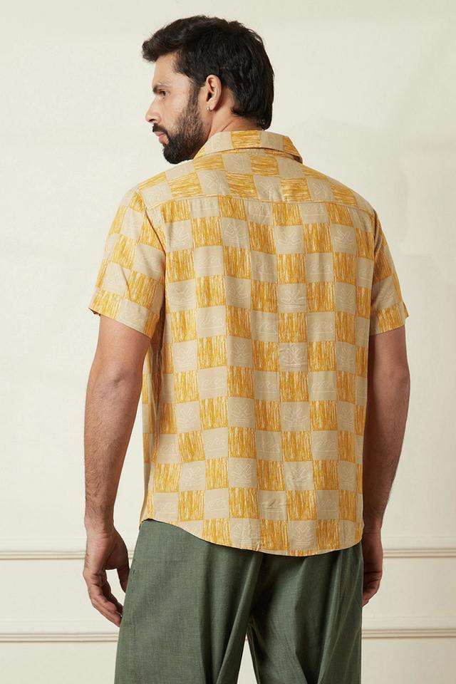 Printed-Cotton-Slim-Fit-Men-s-Casual-Wear-Shirt