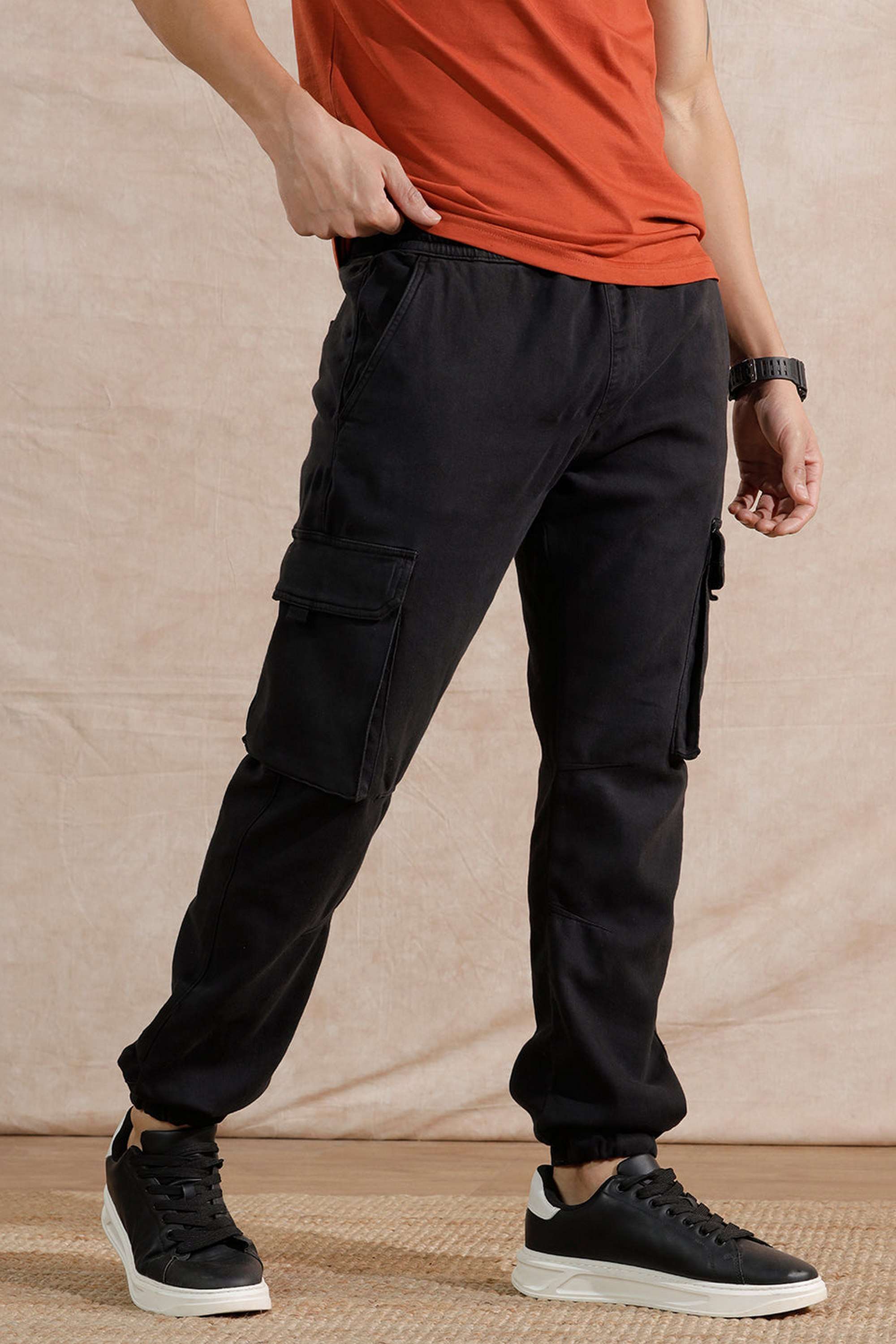 Solid-Cotton-Straight-Fit-Men-s-Cargos