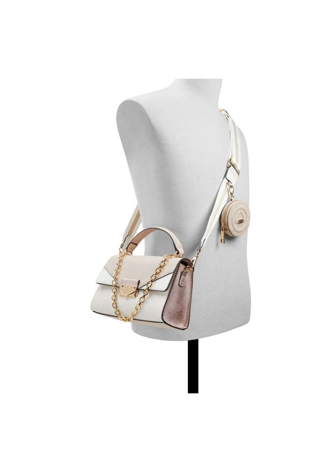 Buy ALDO Pink On The Go Synthetic Snap Closure Women's Sling Bag