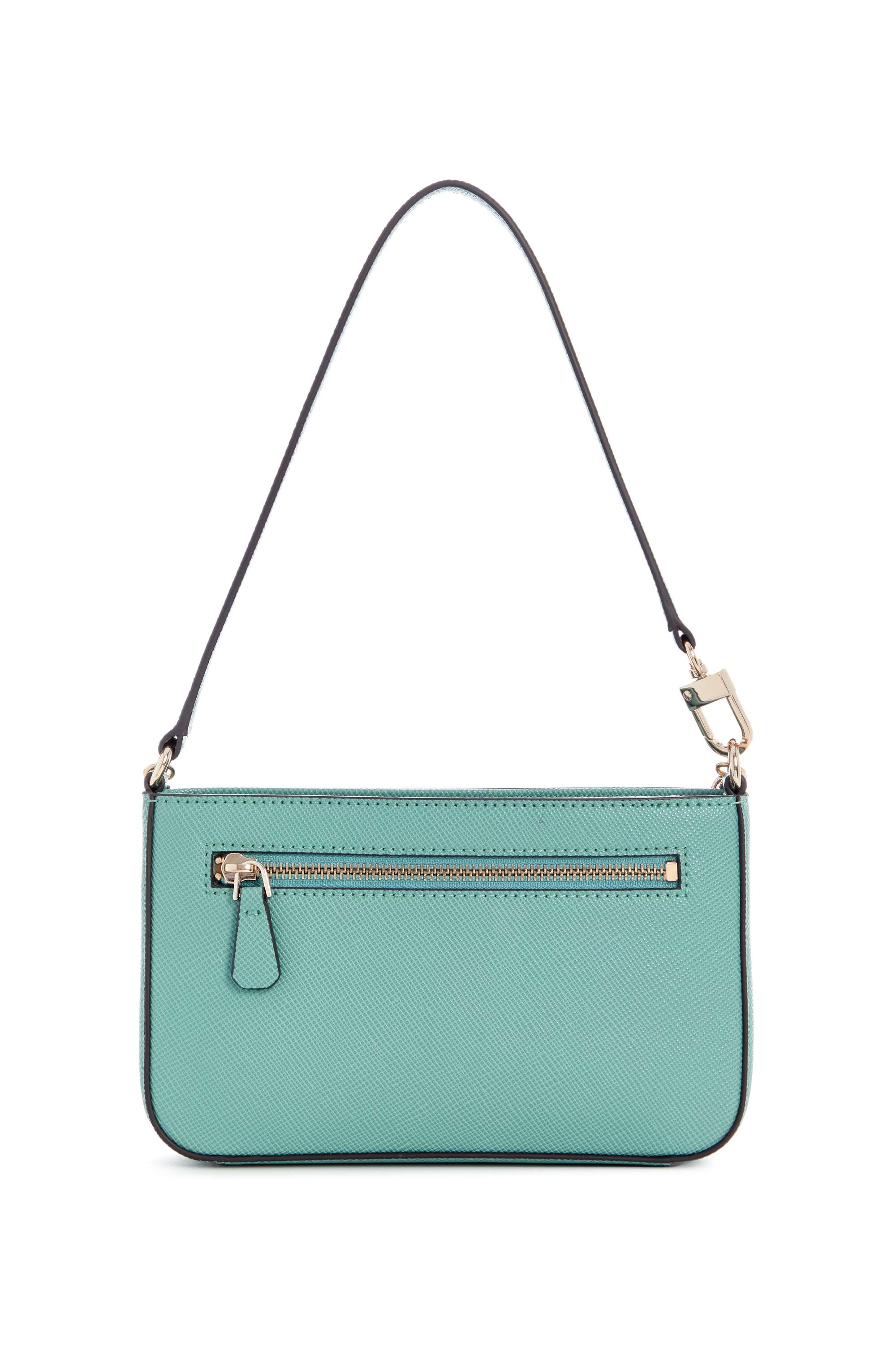 Buy GUESS blue Zipper Closure PU Women's Noelle Mini Top Zip