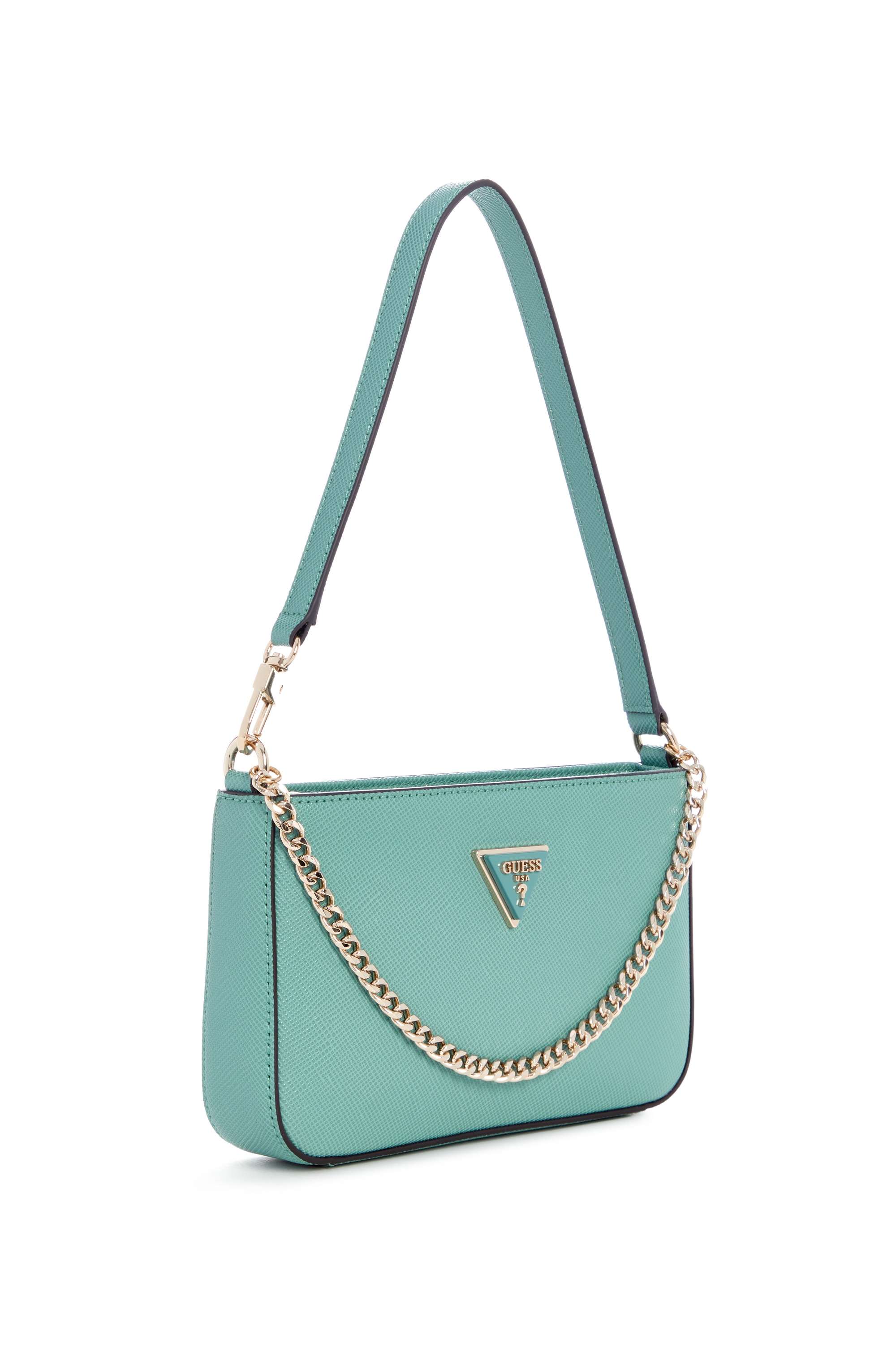 Buy GUESS blue Zipper Closure PU Women's Noelle Mini Top Zip