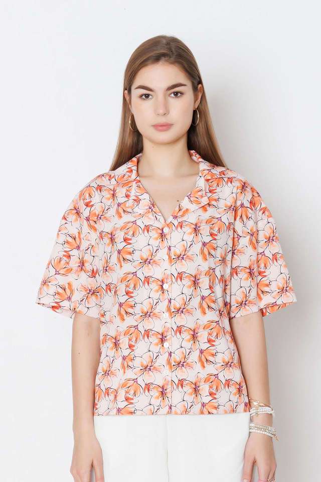 zink london Printed Collared Polyester Women Casual Wear Shirt-picture-32