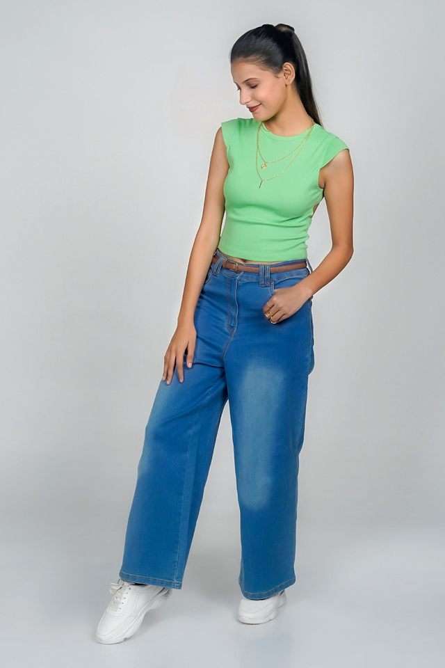 zink london Solid Cotton Round Neck Women Top-picture-18