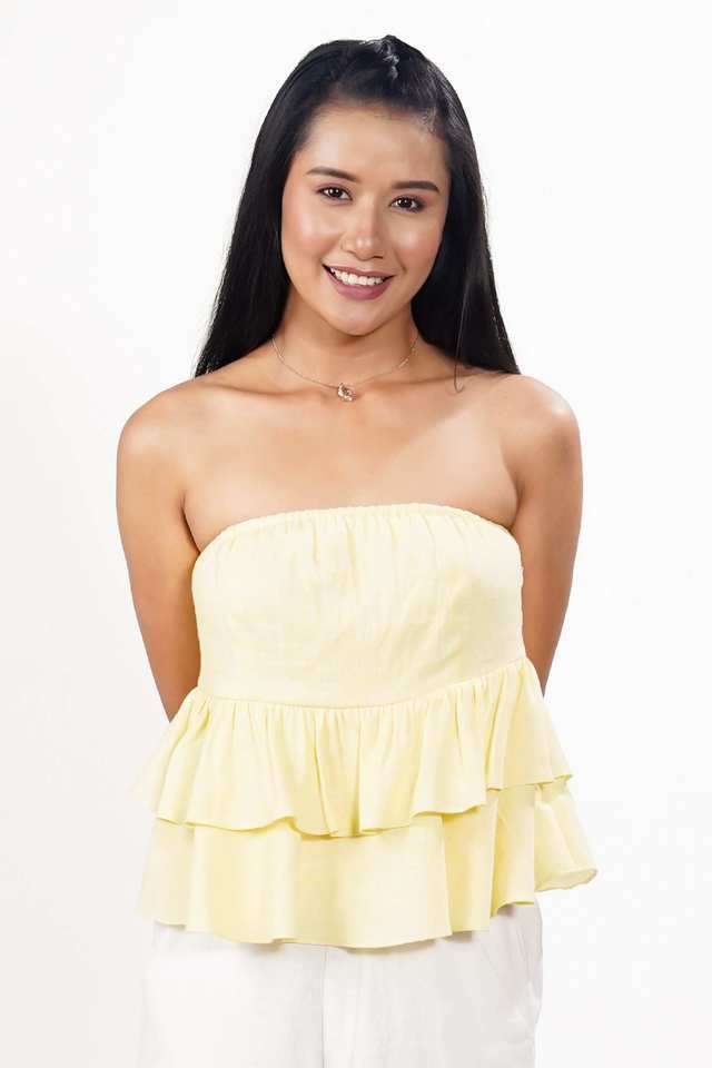 zink london Solid Polyester Off Shoulder Women Top-picture-33