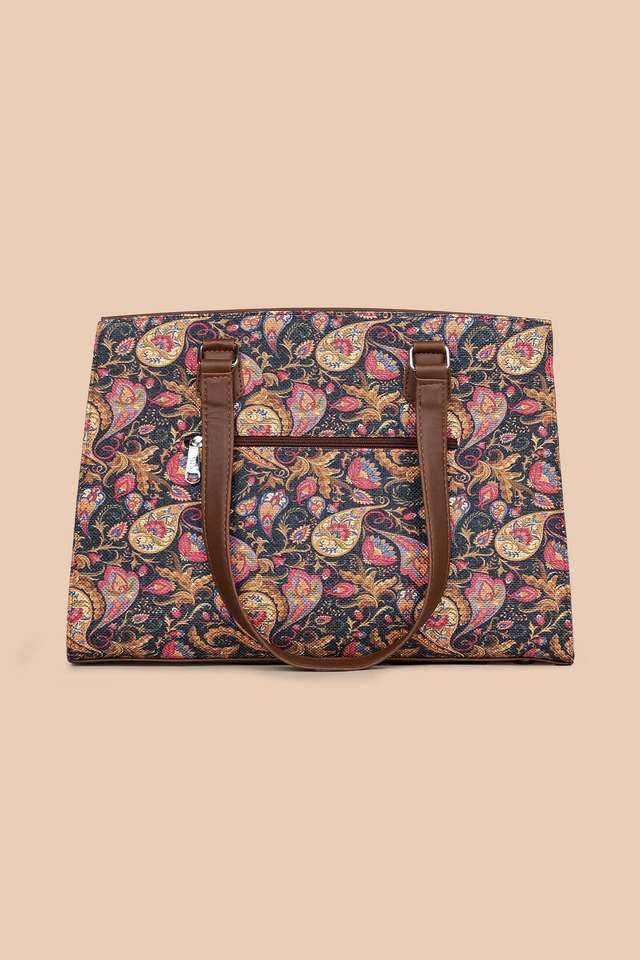 Paisley-Print-Statement-Business-Bag