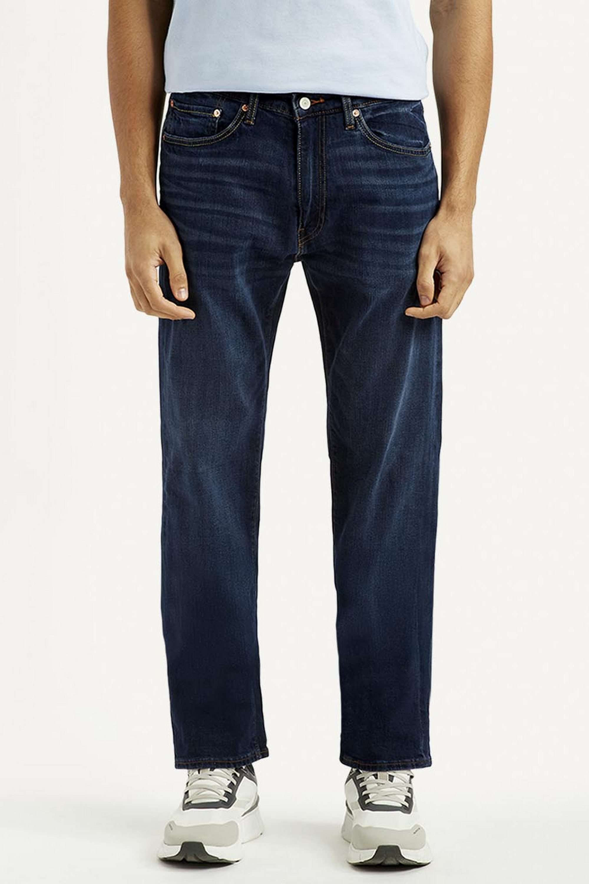 Solid-Cotton-Stretch-Straight-Fit-Men-s-Jeans