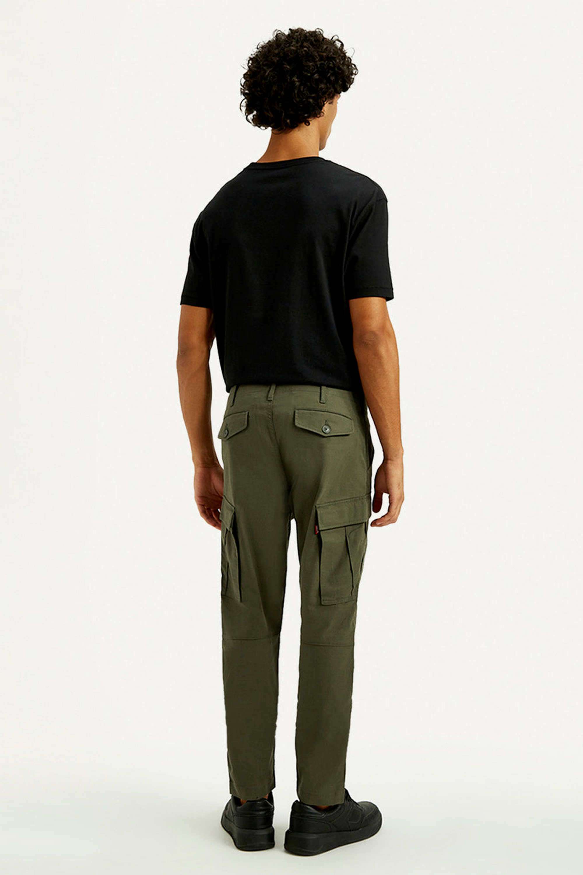 Solid-Cotton-Slim-Fit-Men-s-Trousers