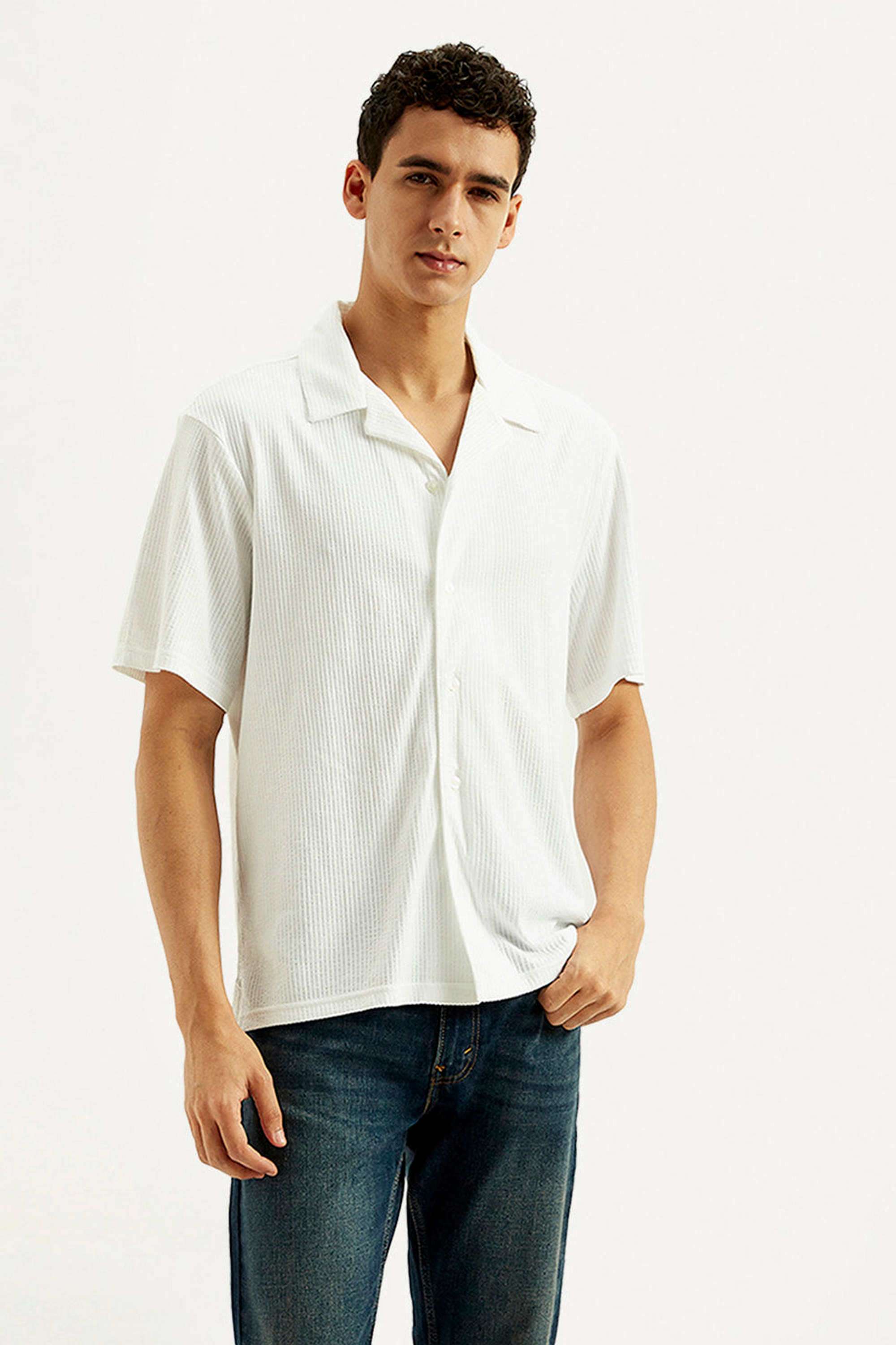 Textured-Cotton-Relaxed-Fit-Men-s-Casual-Shirts