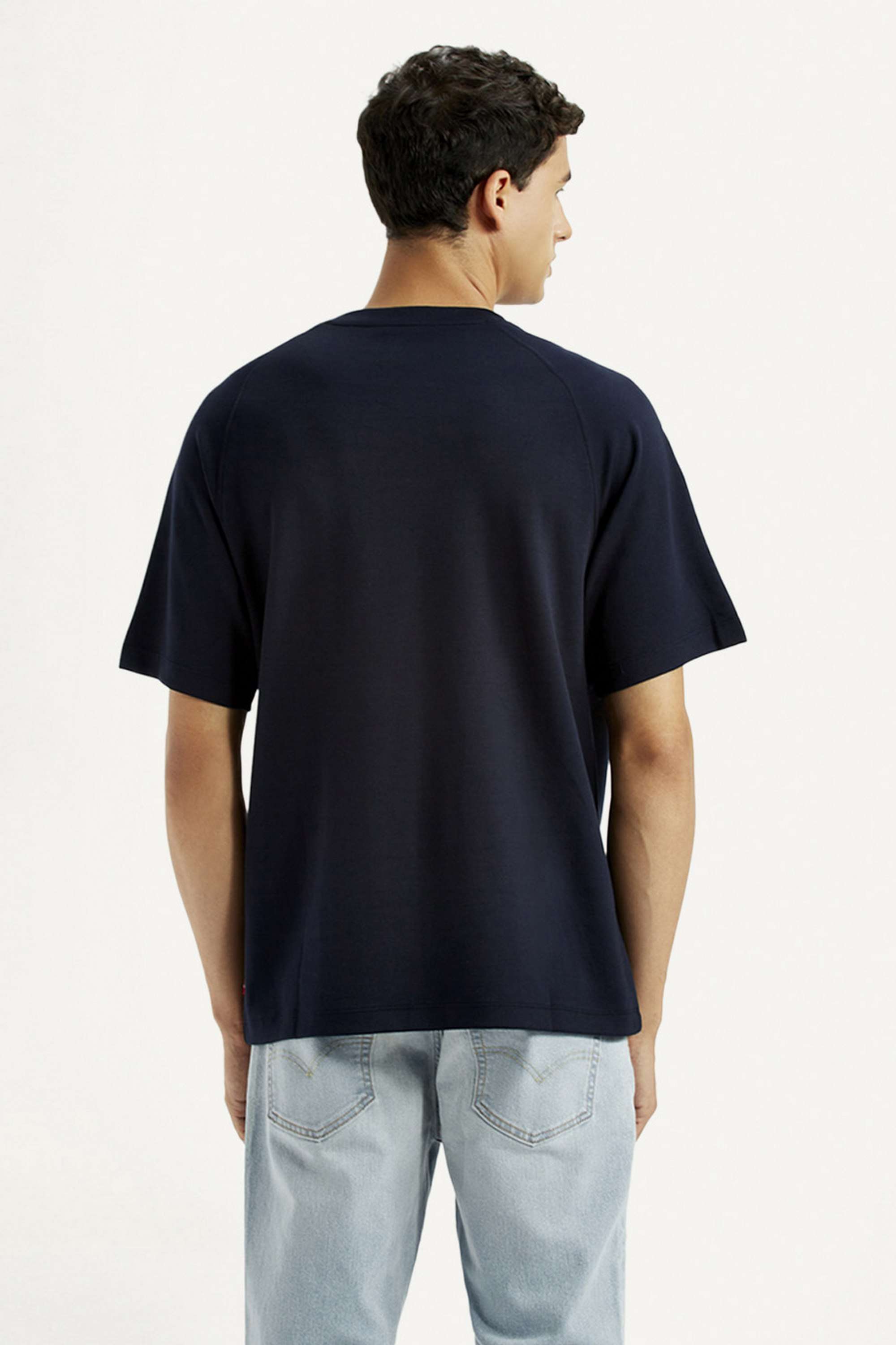 Color-Block-Cotton-Blend-Round-Neck-Men-s-T-Shirt