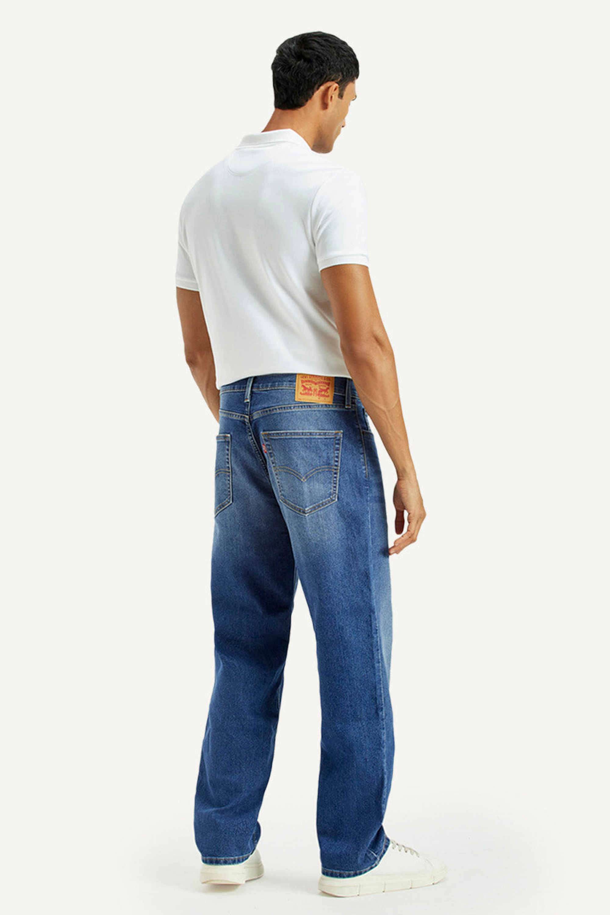 Blended-Fabric-Relaxed-Fit-Men-Jeans