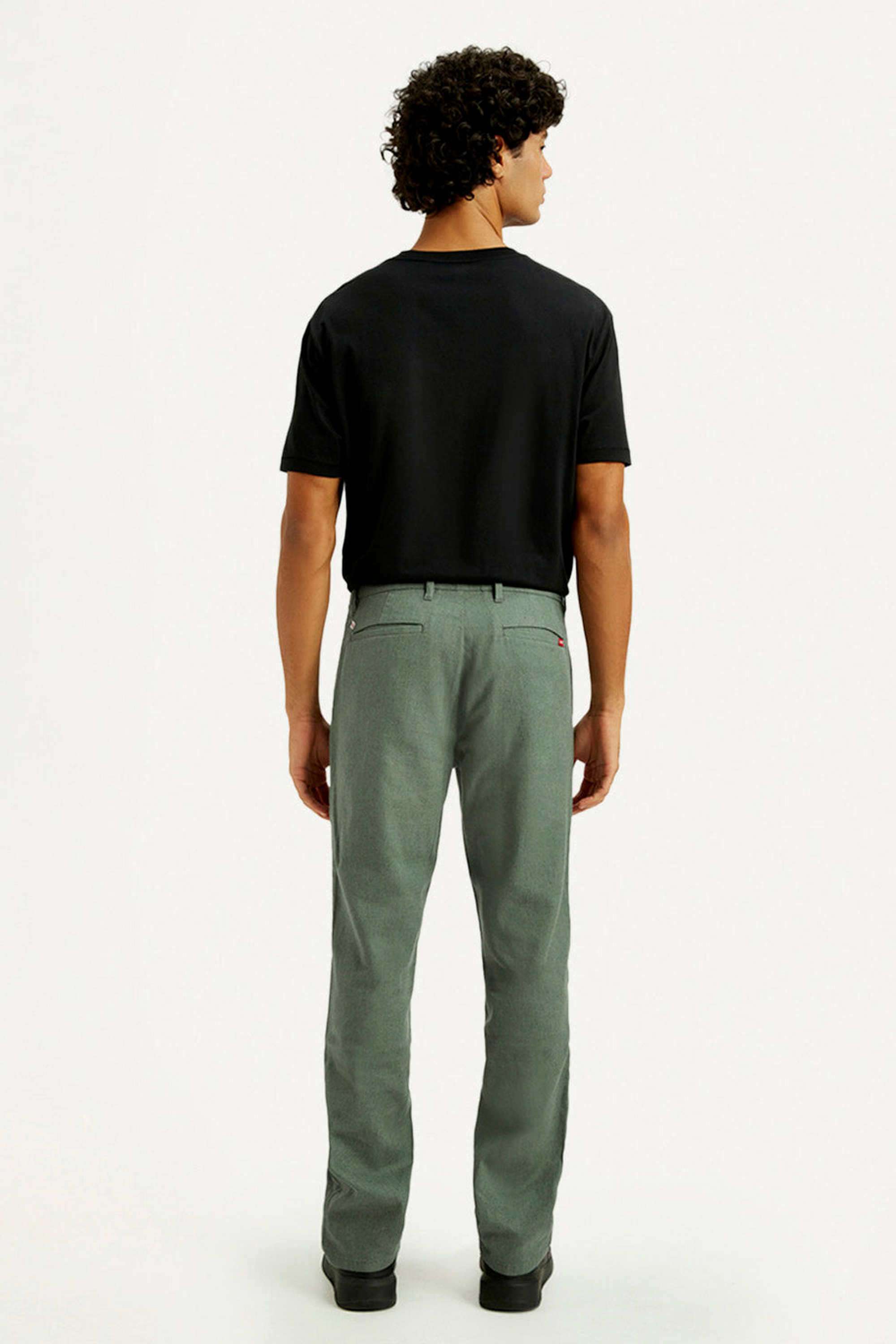 Solid-Cotton-Straight-Fit-Men-s-Trousers