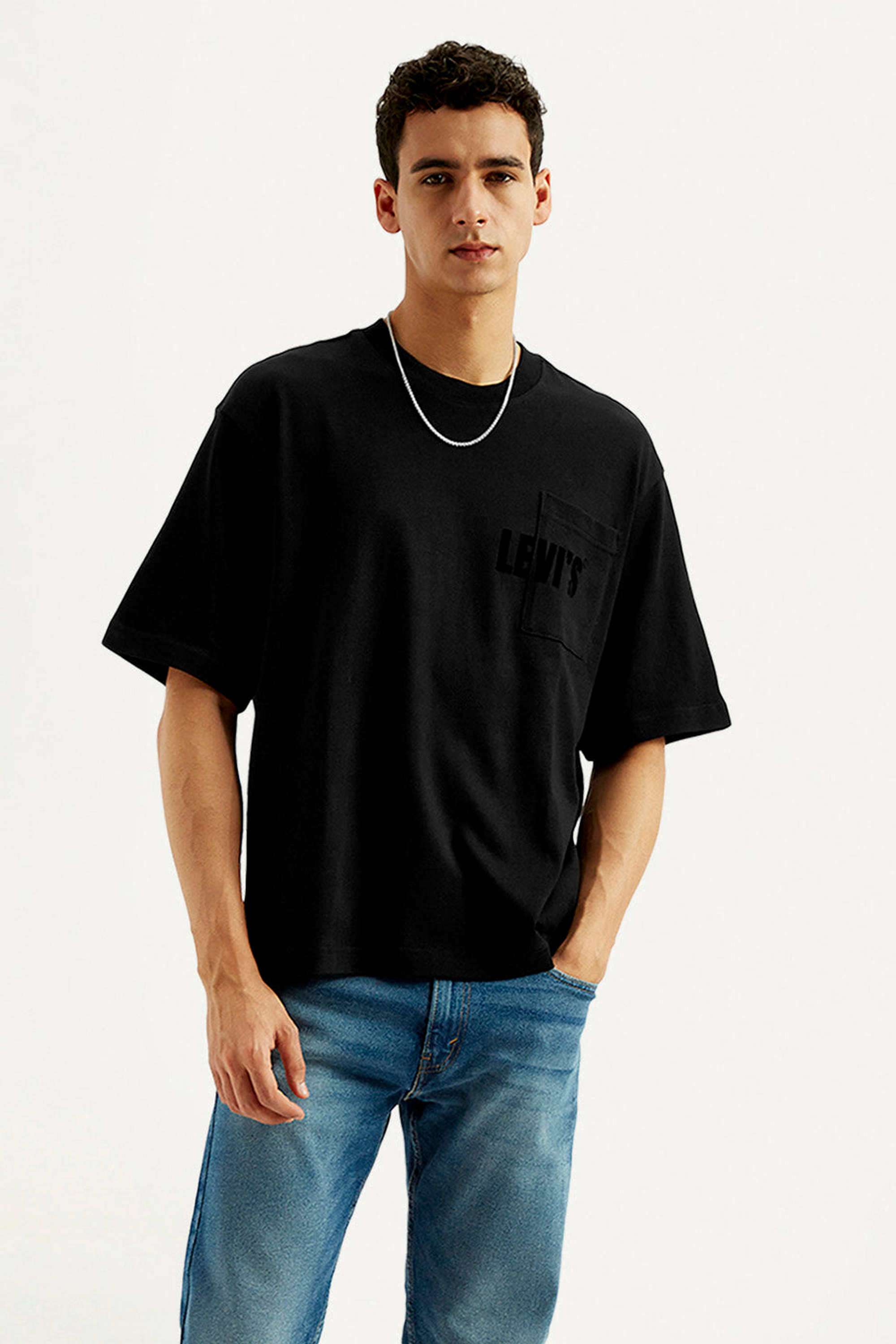 Solid-Cotton-Relaxed-Fit-Men-s-T-shirts