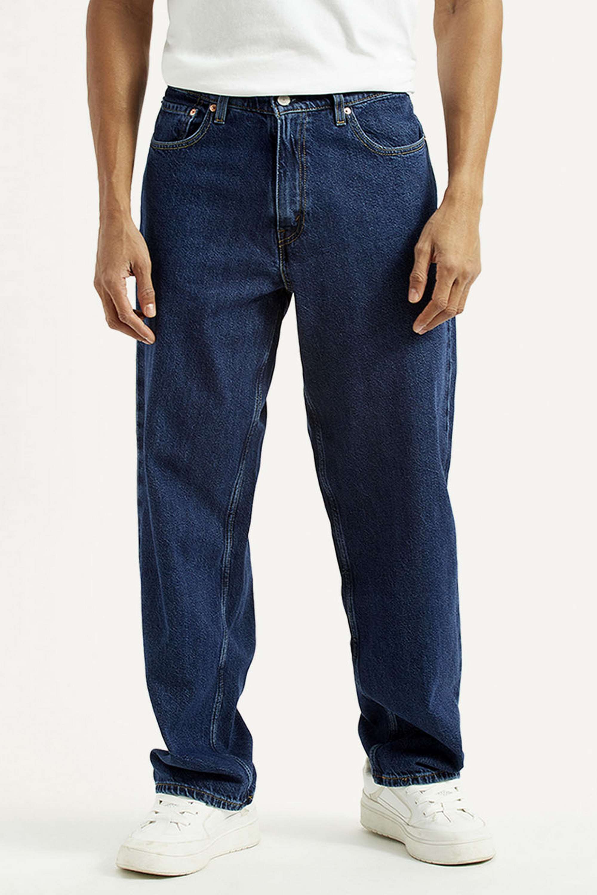 Solid-Cotton-Relaxed-Fit-Men-s-Jeans
