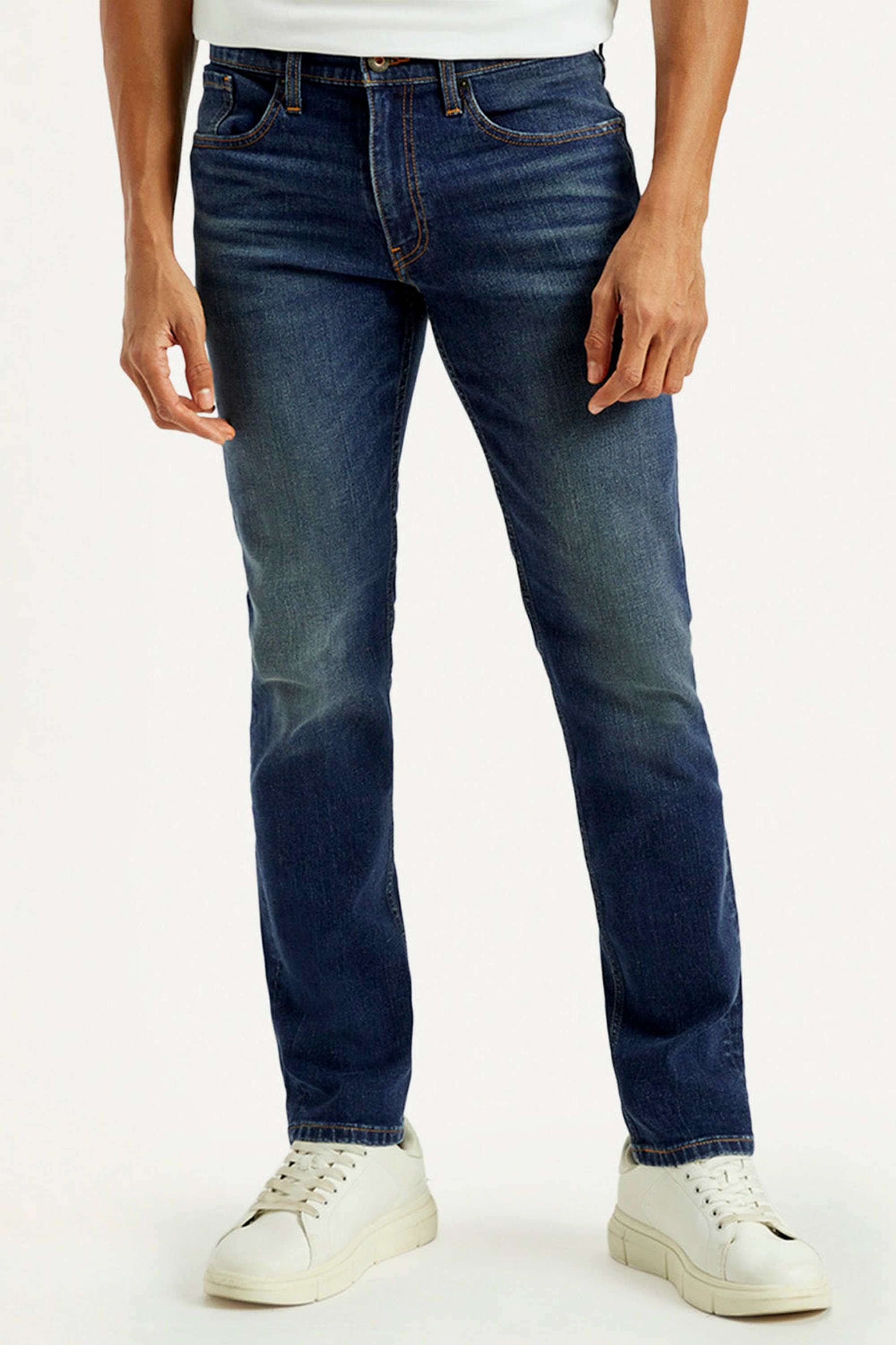 Light-Wash-Cotton-Slim-Fit-Men-s-Jeans