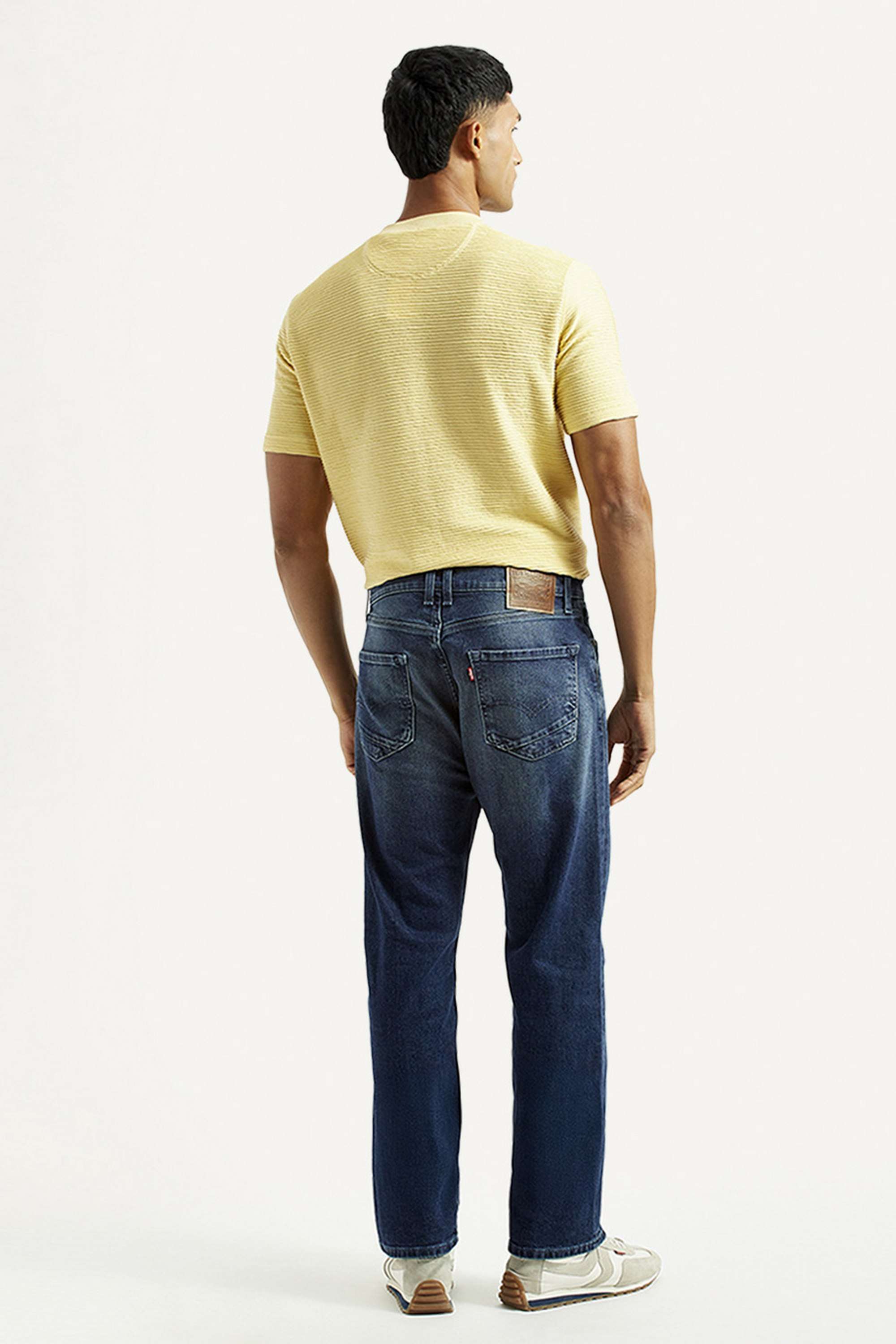 Solid-Cotton-Blend-Relaxed-Fit-Men-s-Jeans