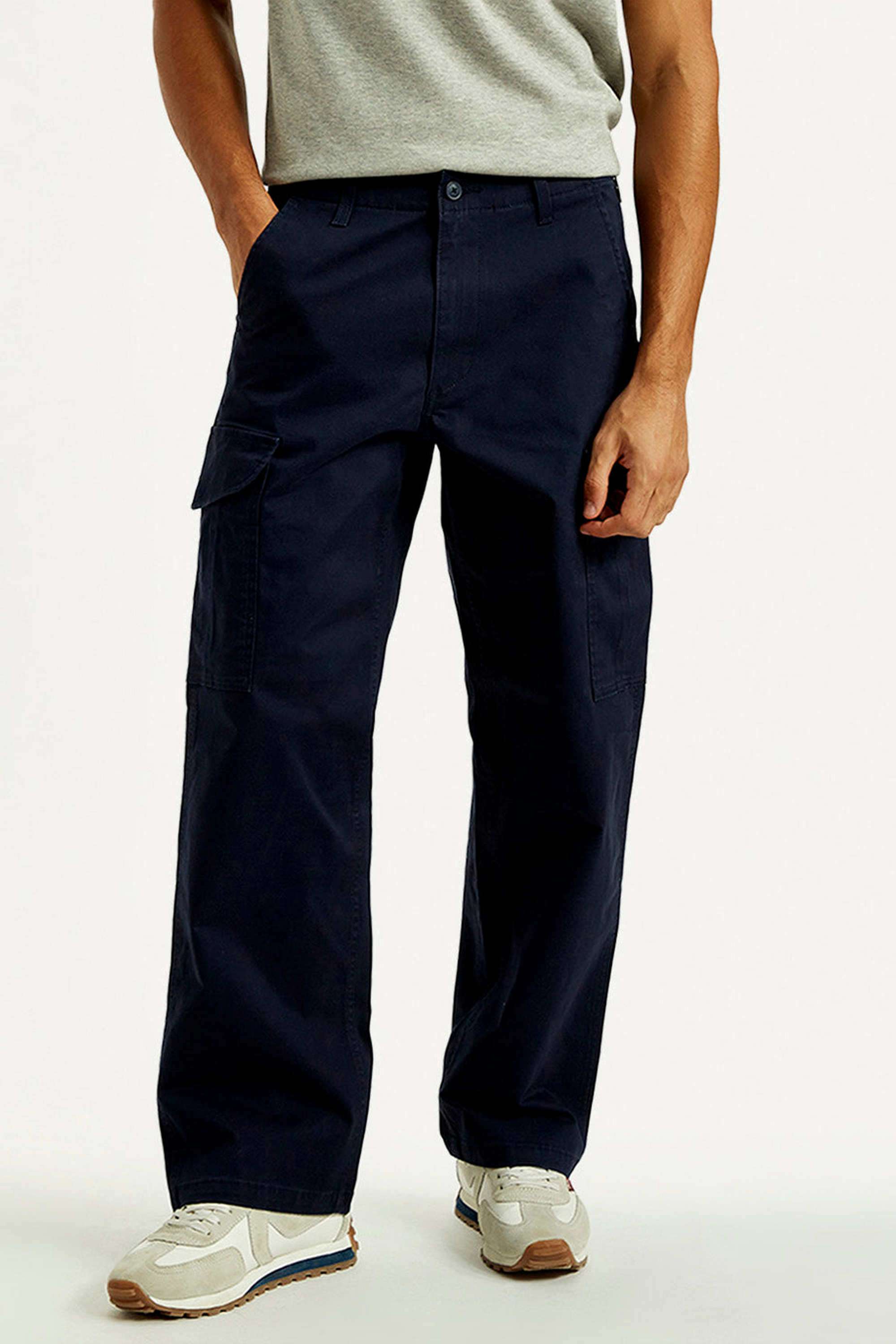 Solid-Viscose-Slim-Fit-Men-s-Trousers