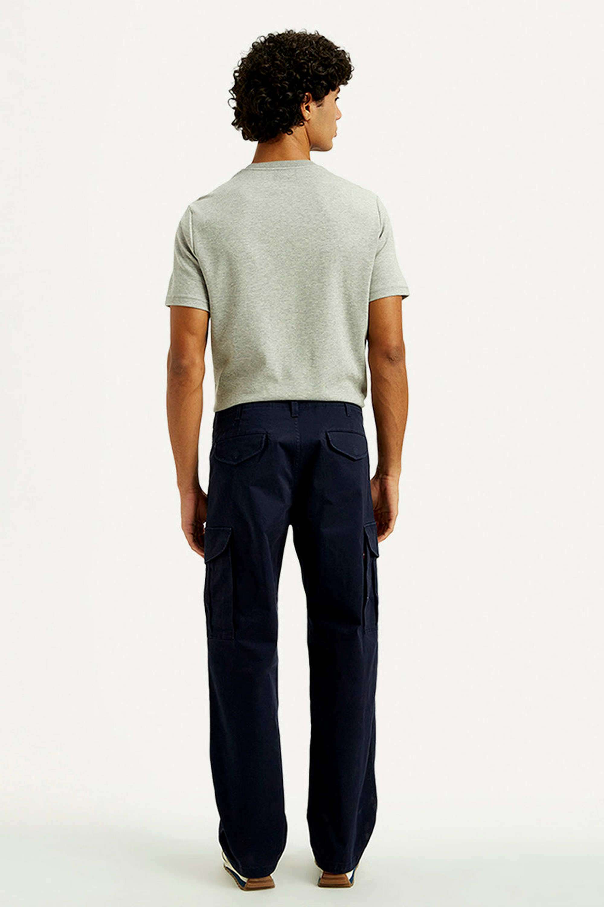Solid-Viscose-Slim-Fit-Men-s-Trousers