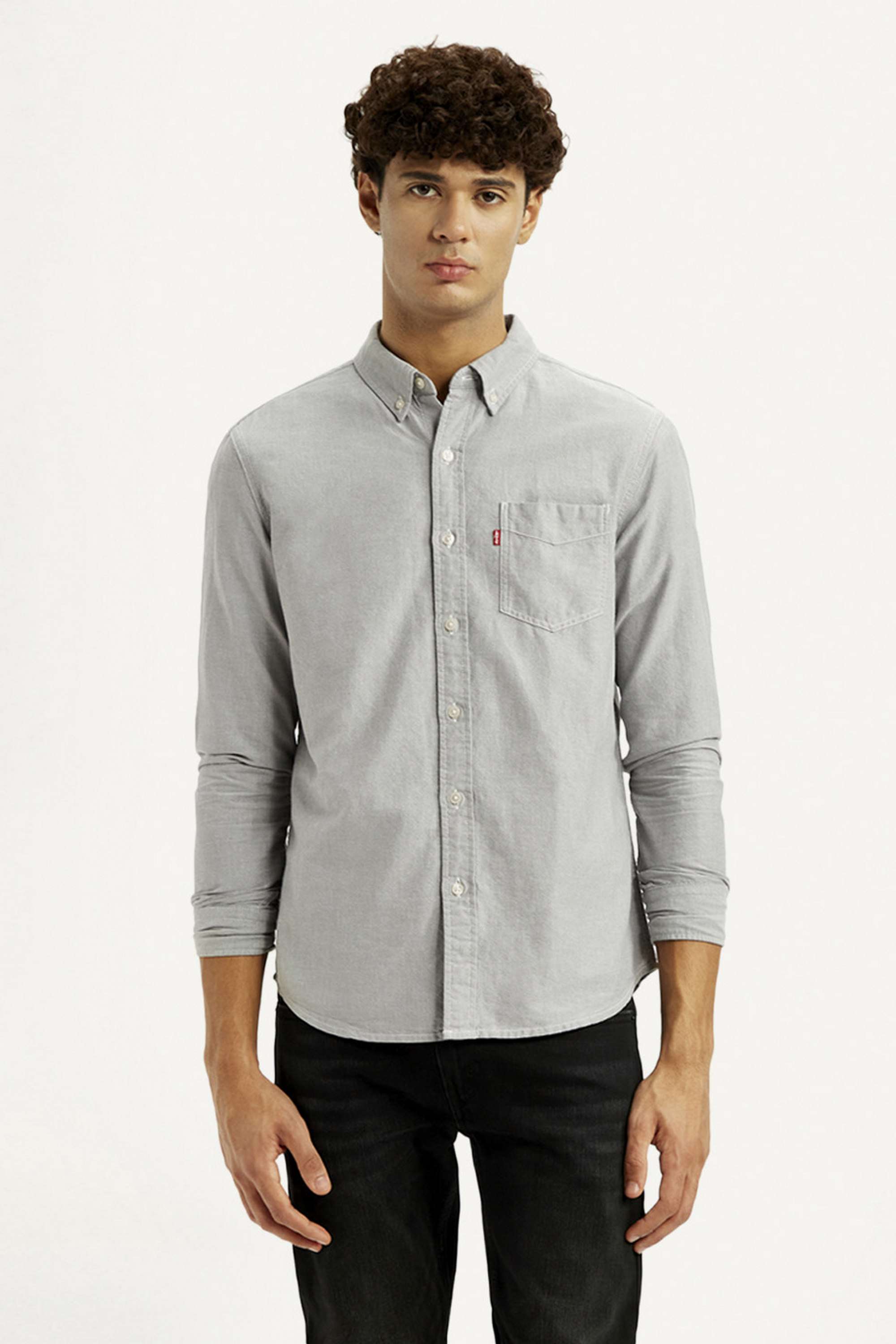 Solid-Cotton-Slim-Fit-Men-s-Shirt