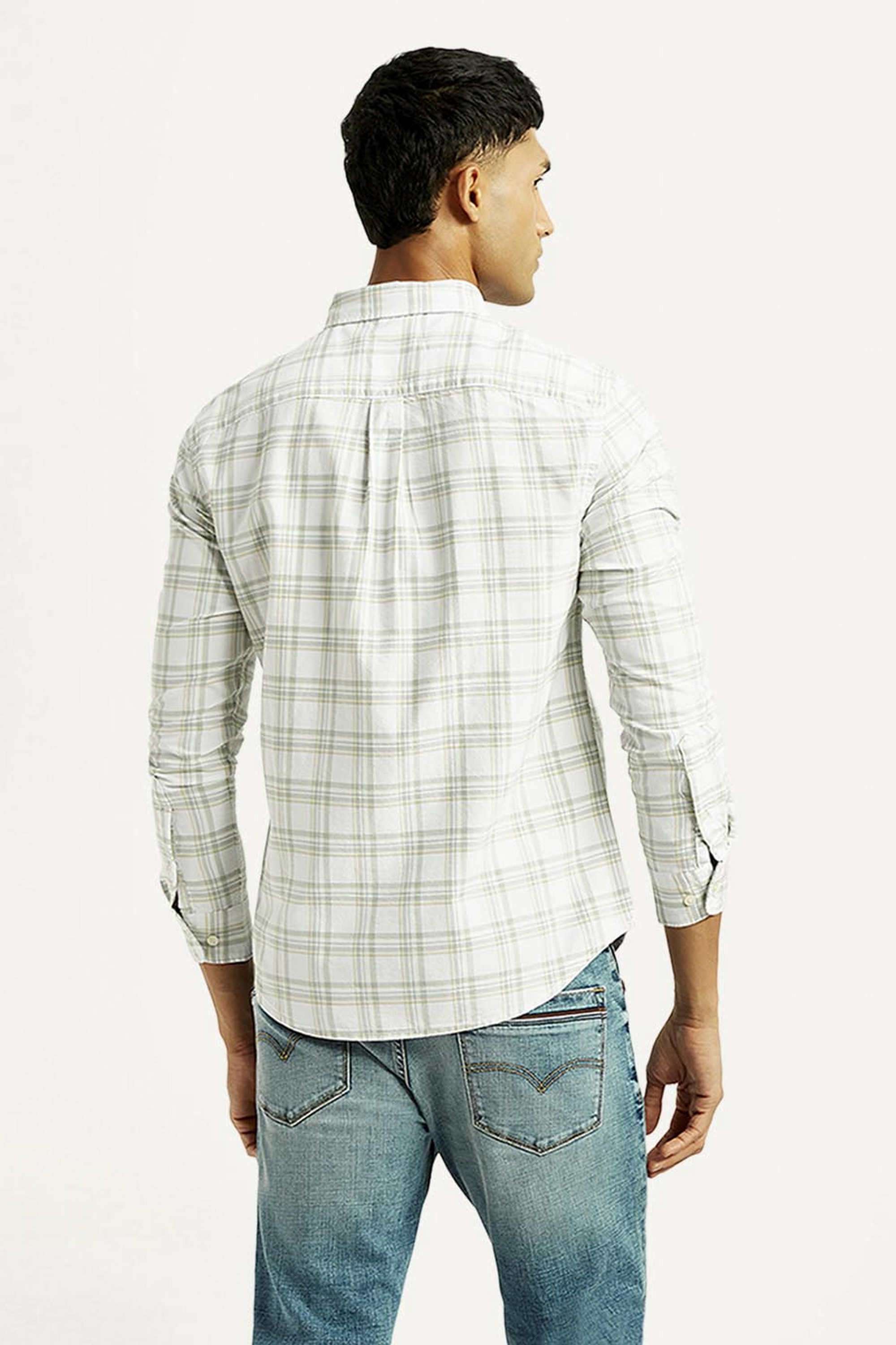 Checks-Cotton-Slim-Fit-Men-s-Casual-Shirts