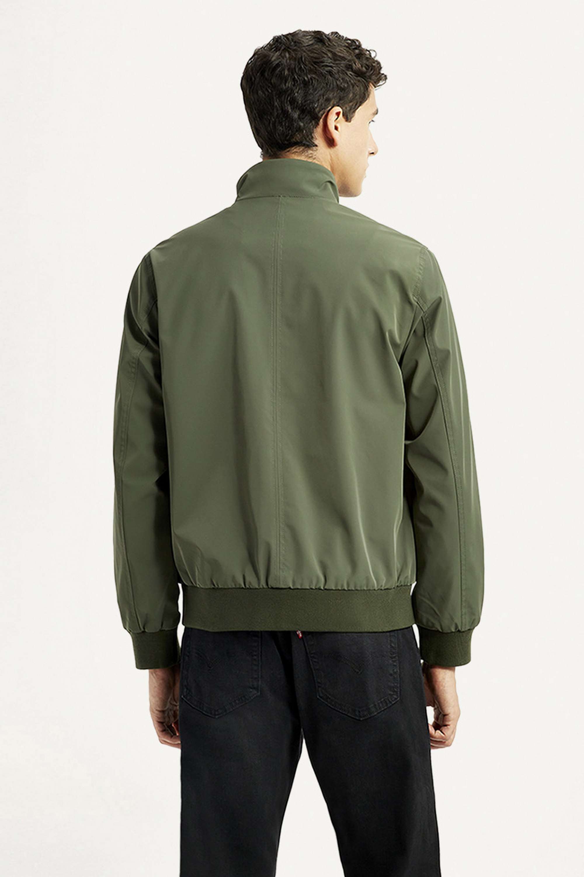 Solid-Blended-Fabric-Slim-Fit-Men-s-Jacket