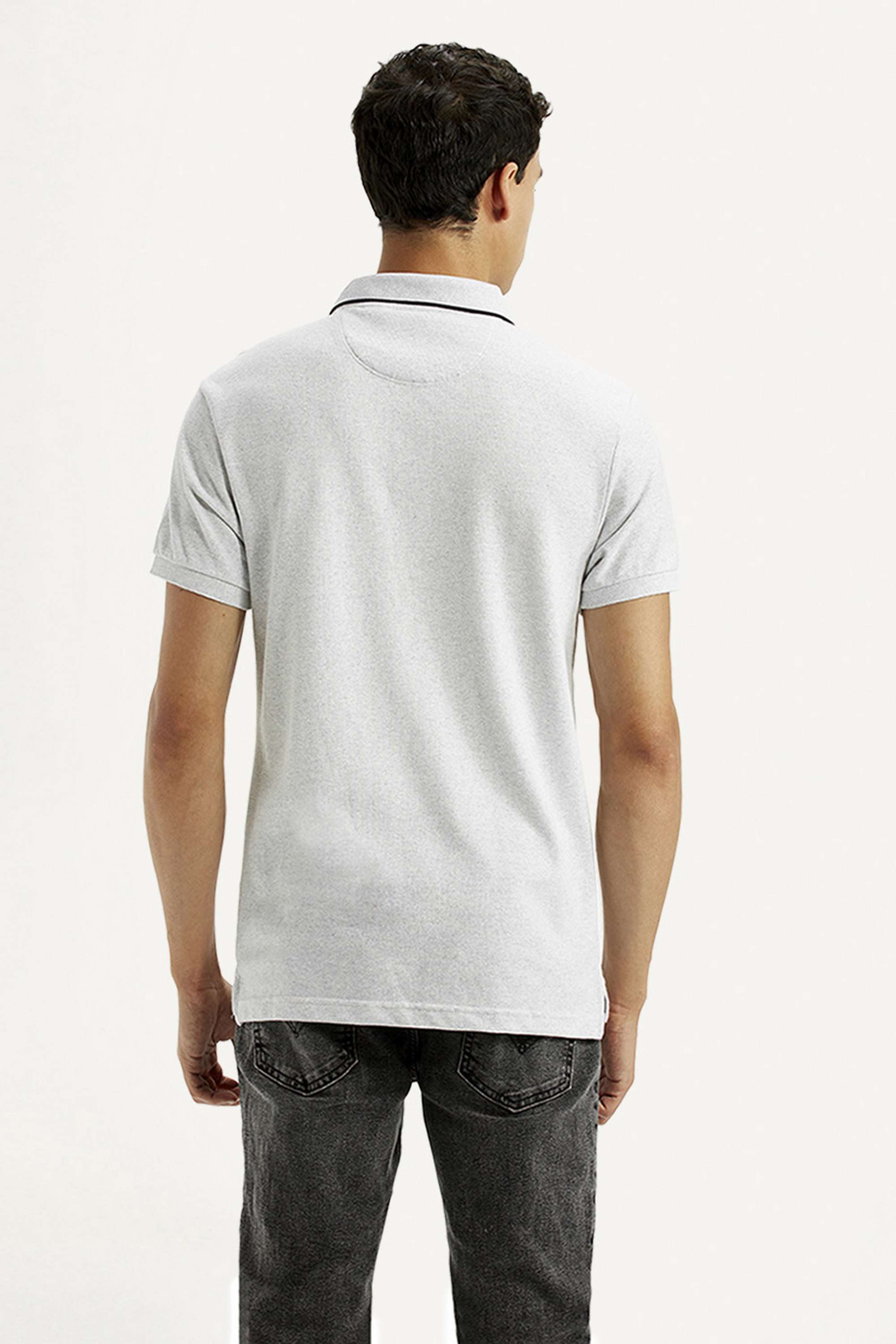 Knitted-Cotton-Blend-Polo-Men-s-T-Shirt