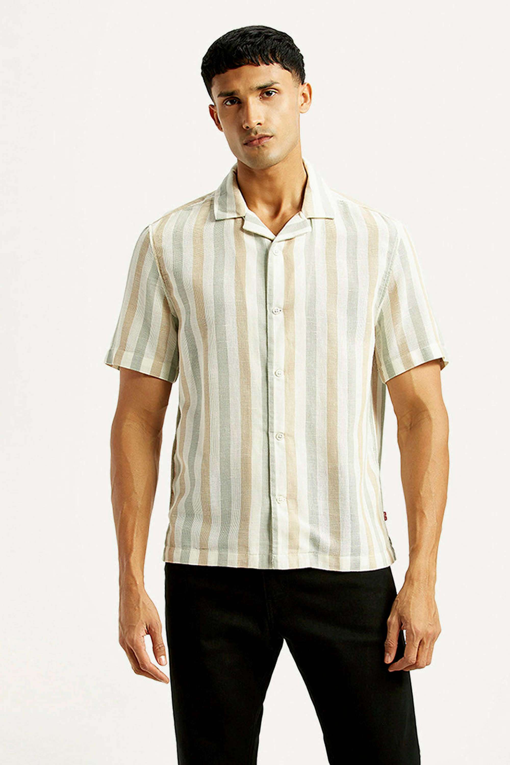 Stripes-Cotton-Slim-Fit-Men-s-Casual-Shirts