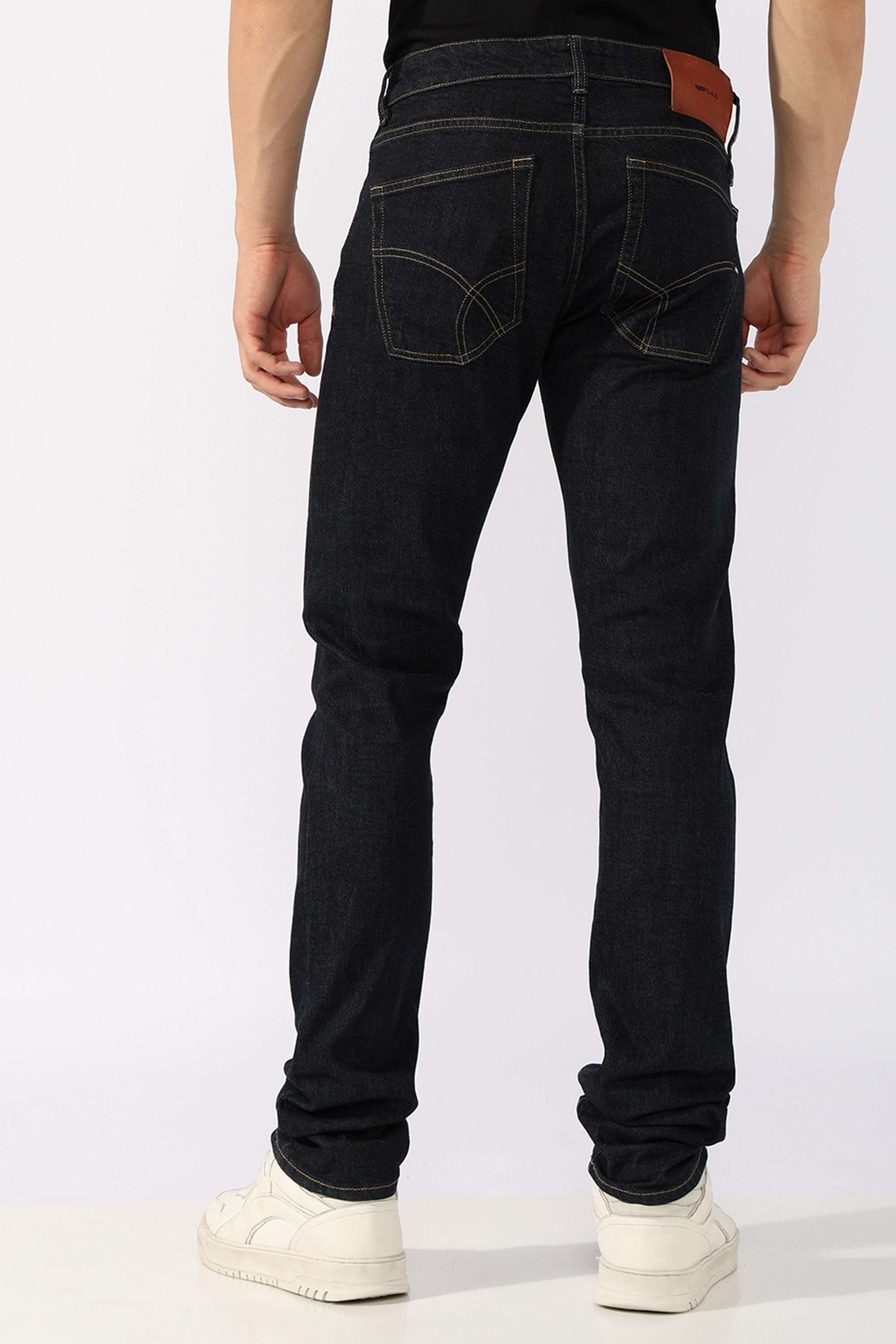 Solid-Cotton-Blend-Slim-Fit-Men-s-Jeans