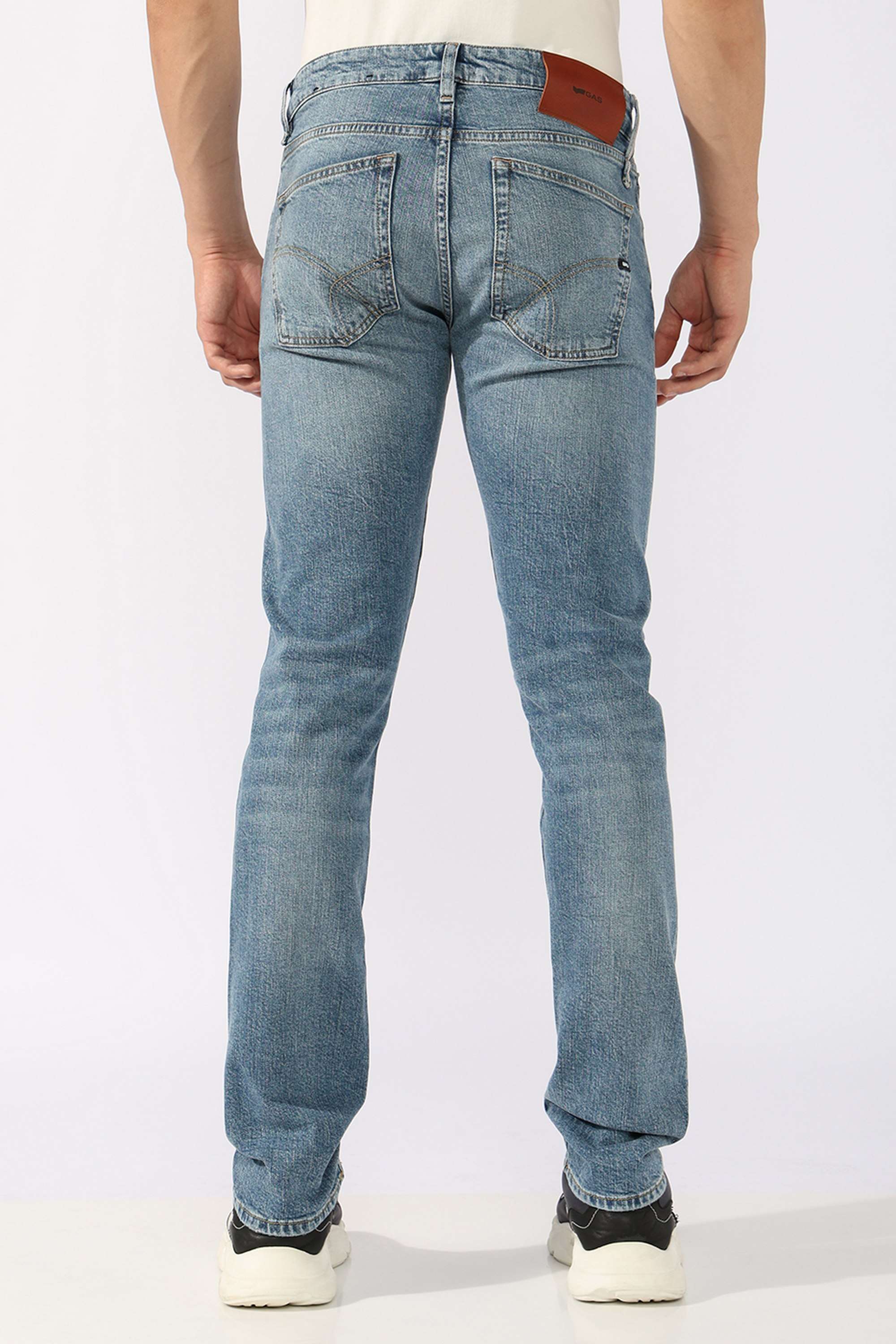 Solid-Cotton-Blend-Slim-Fit-Men-s-Jeans