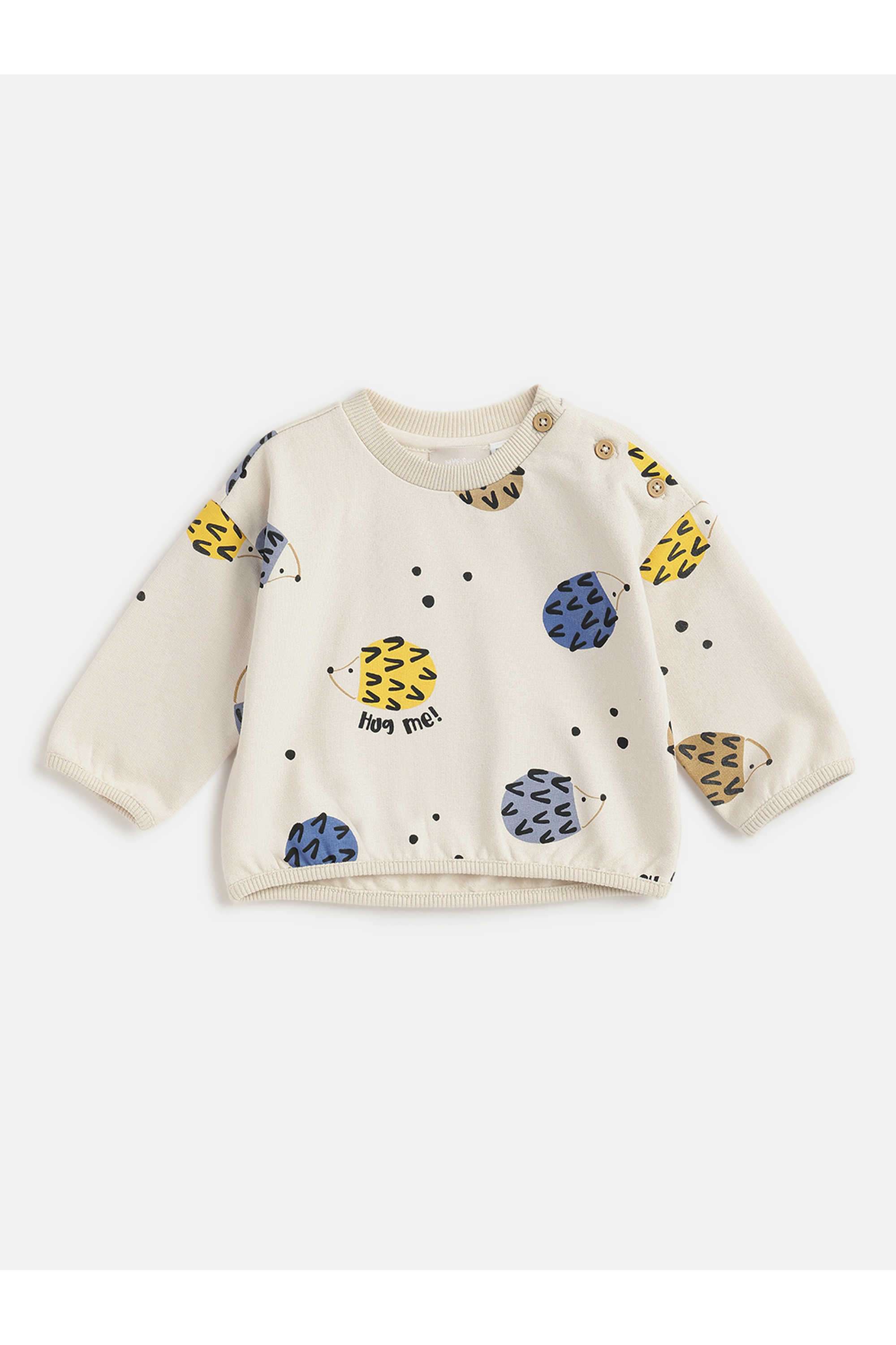 Animal-Print-Cotton-Regular-Fit-Infant-Boys-Sweatshirt