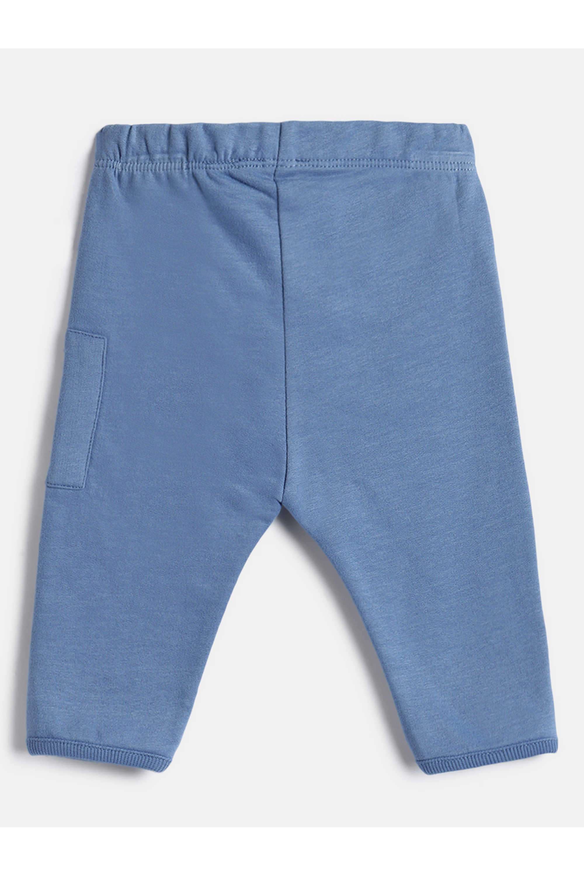 Solid-Cotton-Regular-Fit-Infant-Boys-Joggers