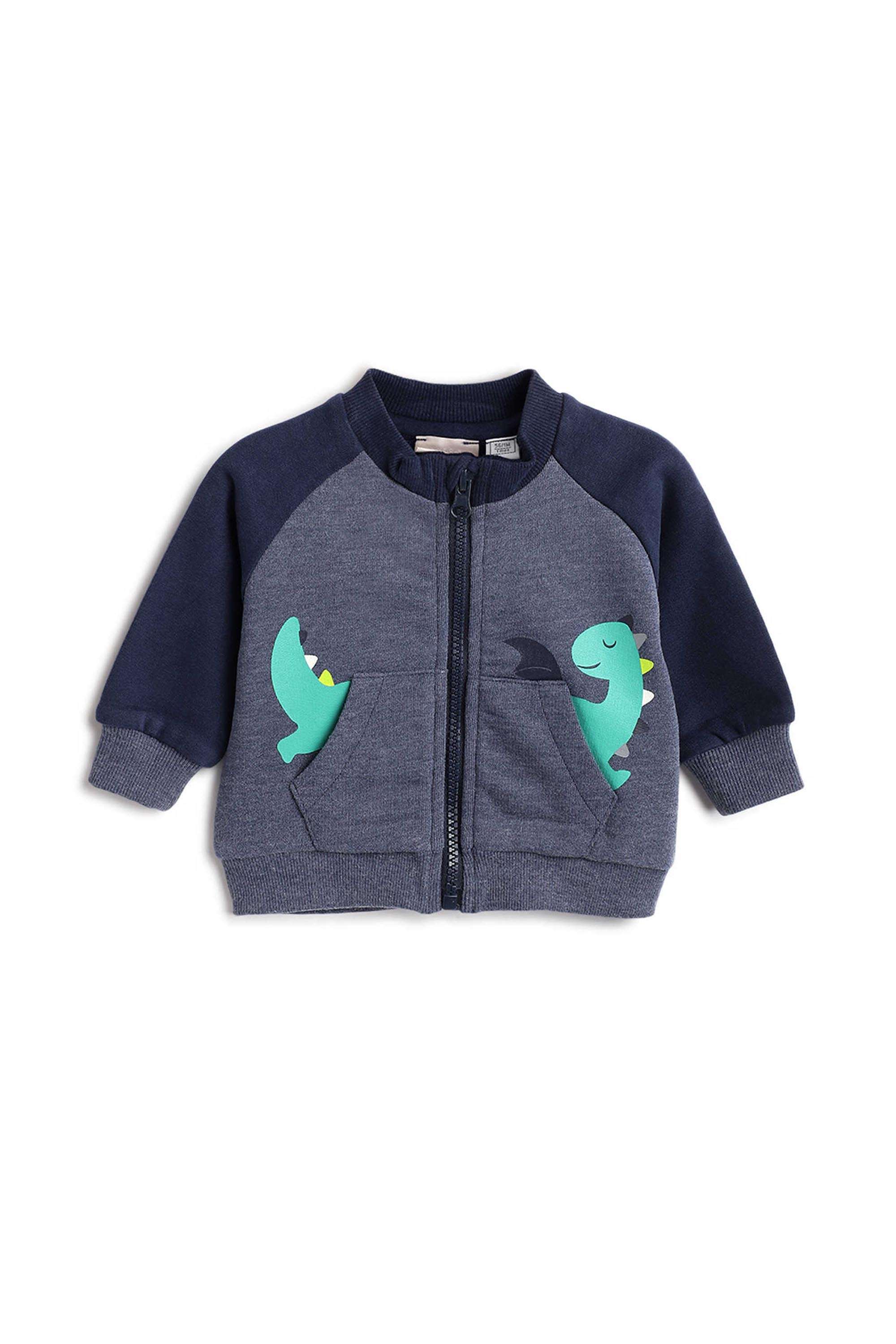 Winter-Vibes-Printed-Cotton-Blend-Round-Neck-Boys-Casual-Wear-Cardigan