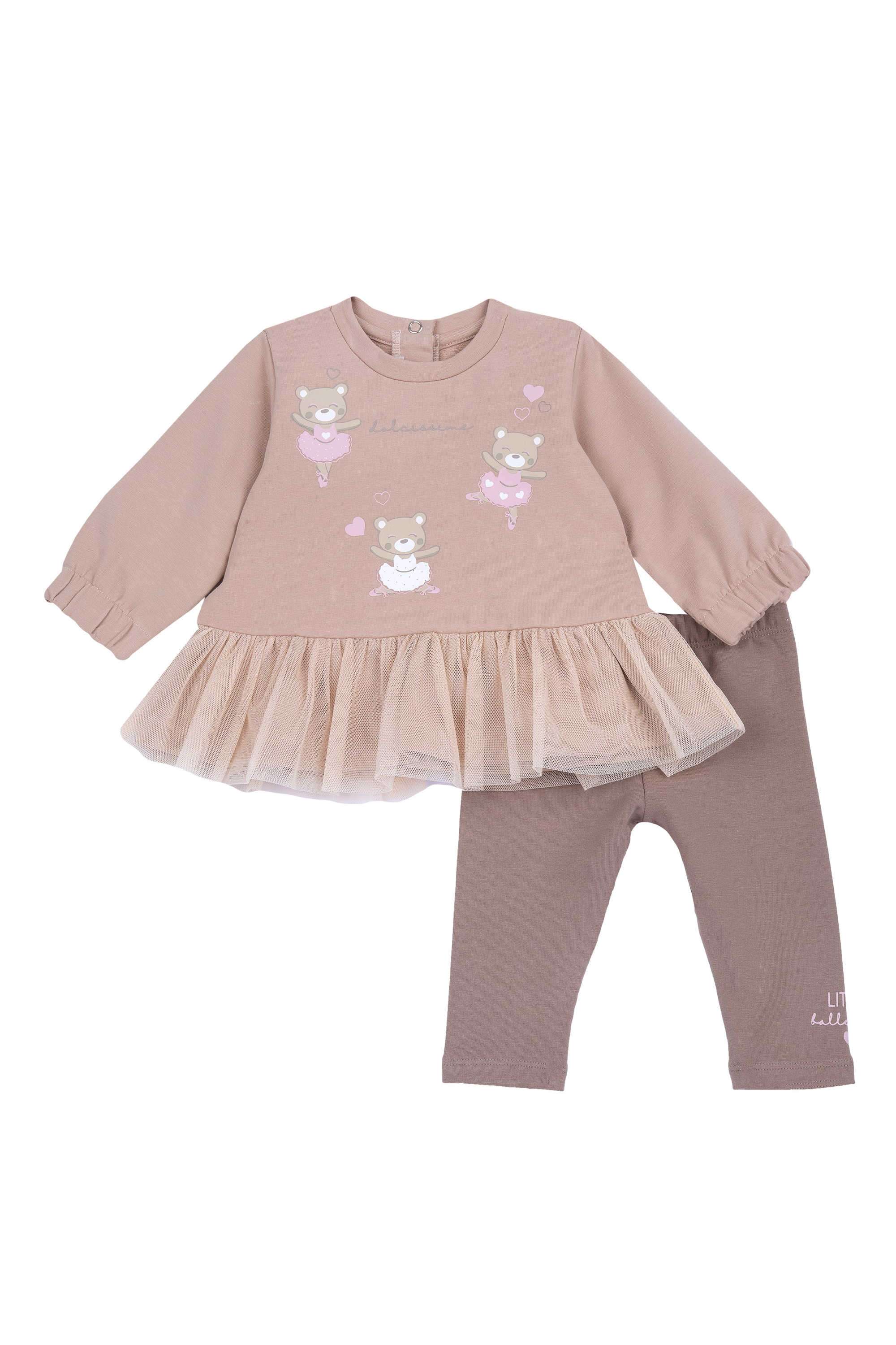 Knitted-Cotton-Blend-Round-Neck-Infant-Girls-Clothing-Set