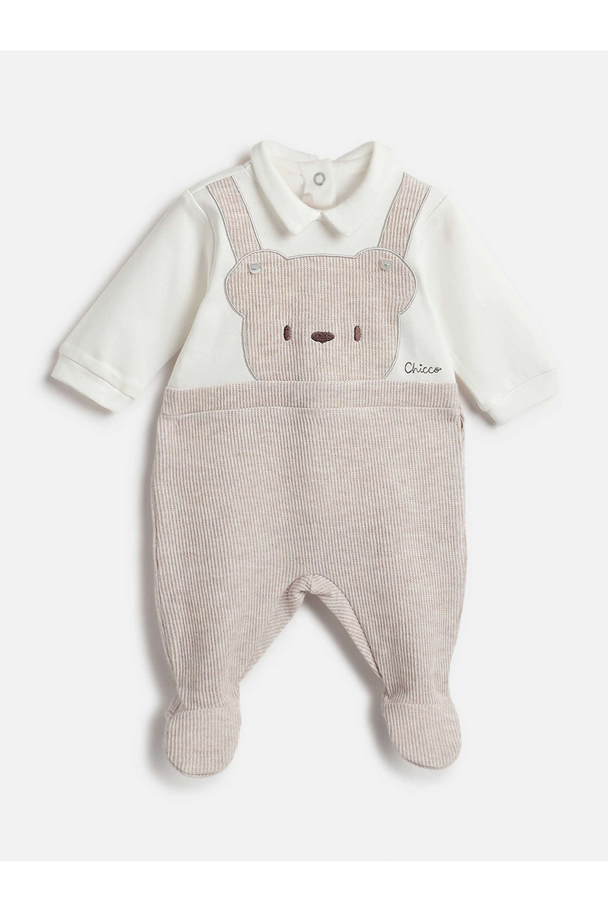 Printed-Cotton-Blend-Collared-Infant-Boys-Bodysuit