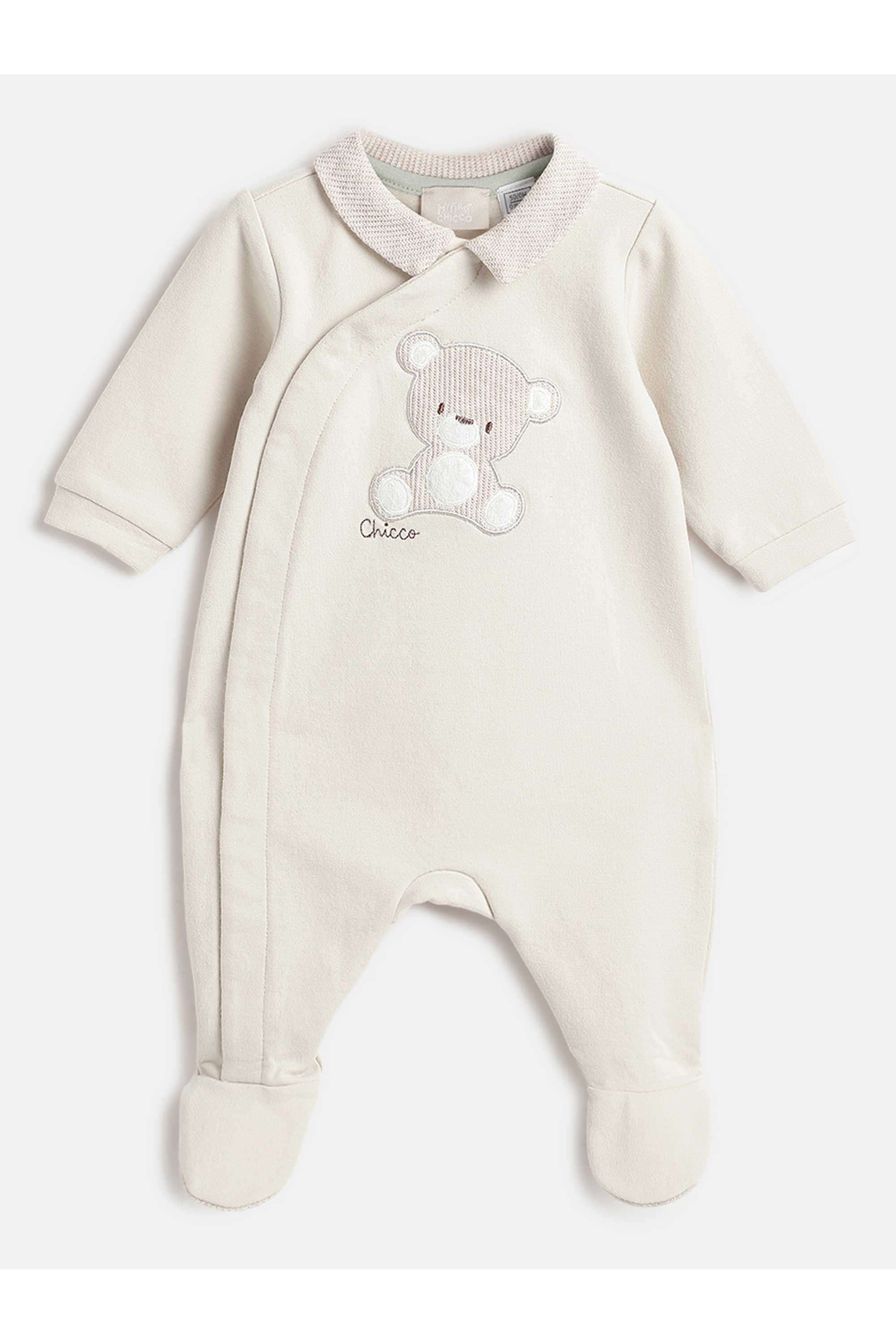 Printed-Cotton-Blend-Collared-Infant-Boys-Bodysuit