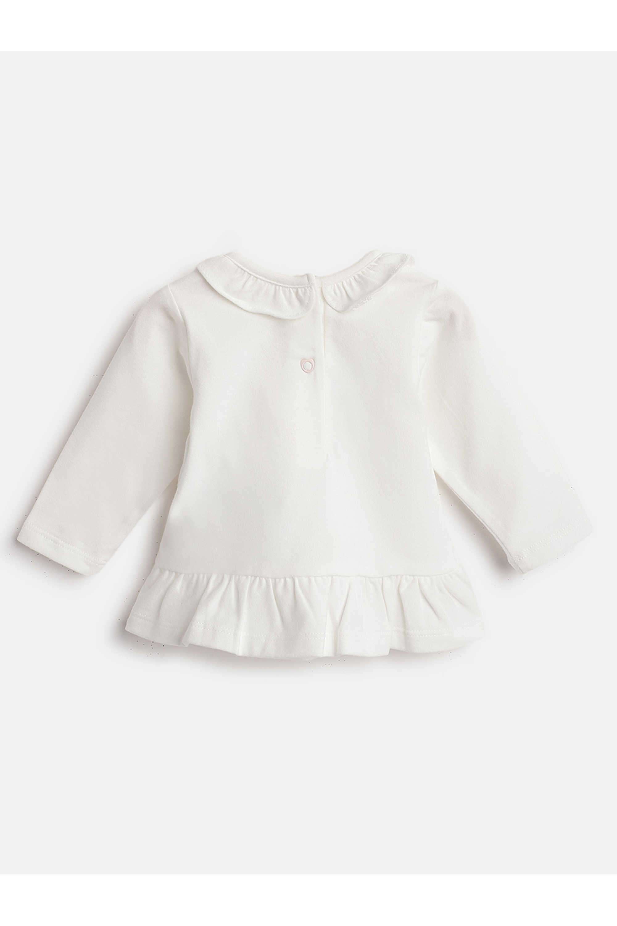 Printed-Cotton-Blend-Round-Neck-Infant-Girls-T-Shirt