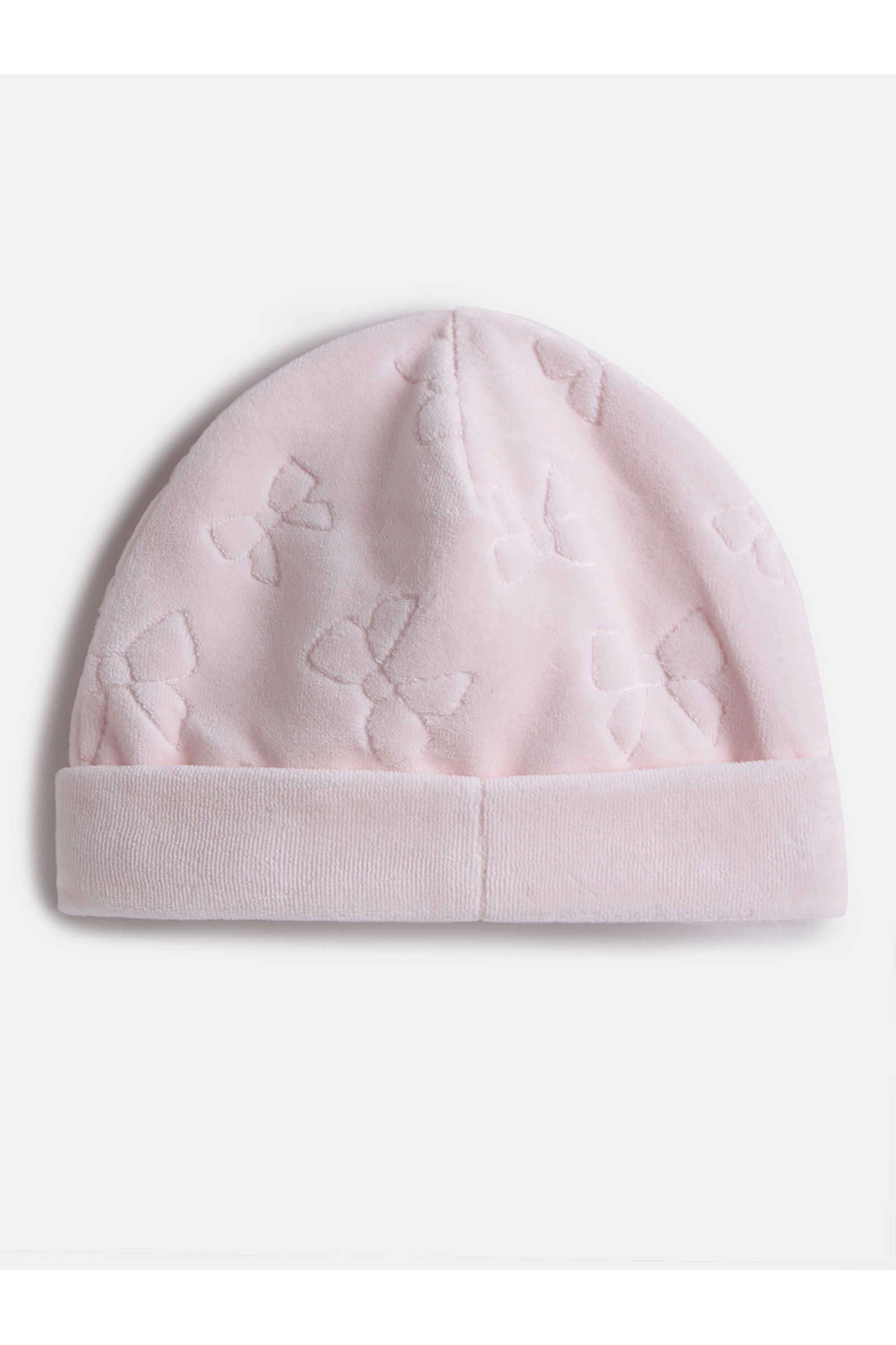 Embellished-Cotton-Blend-Infant-Girls-Casual-Wear-Caps