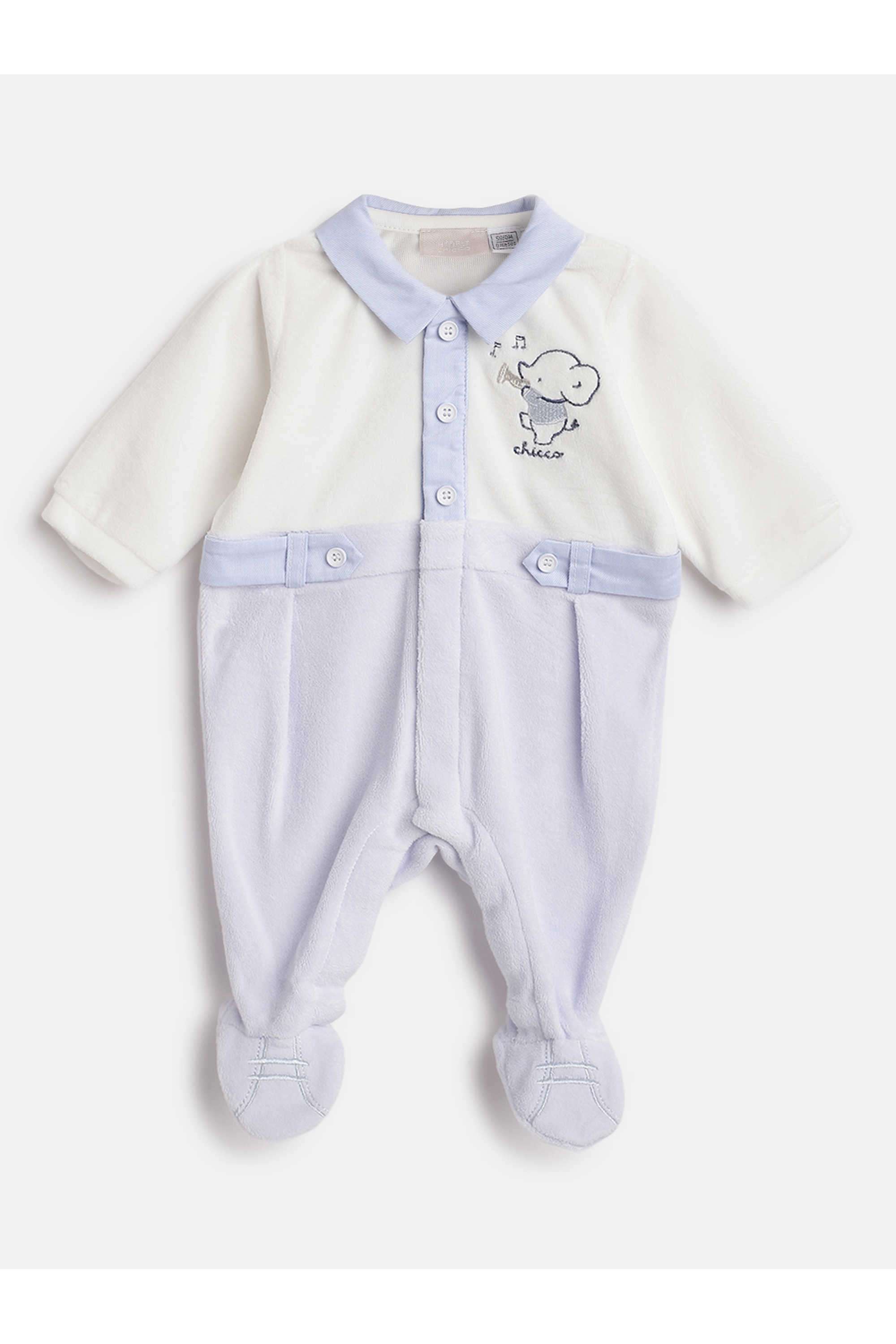 Printed-Cotton-Blend-Collared-Infant-Boys-Bodysuit