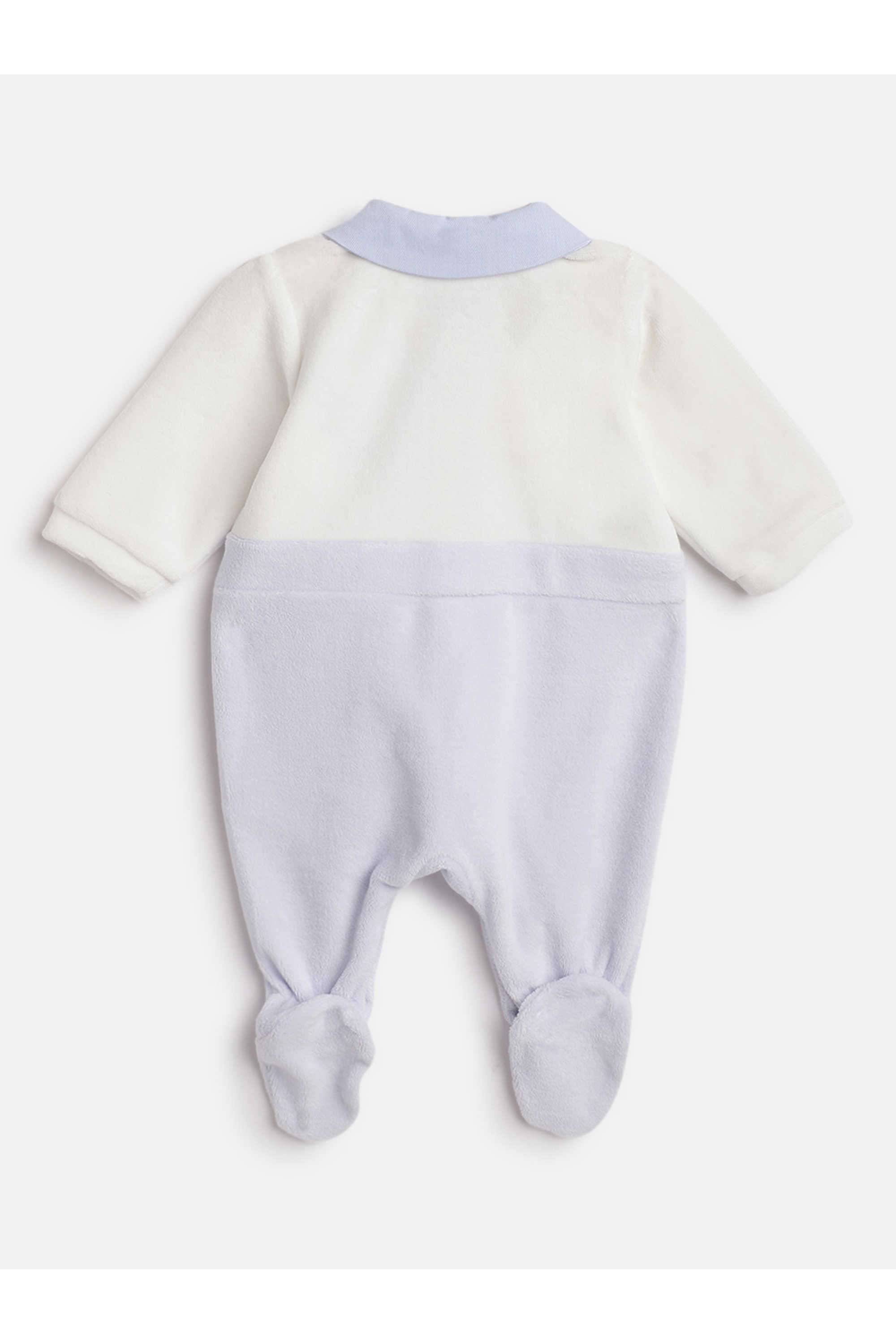 Printed-Cotton-Blend-Collared-Infant-Boys-Bodysuit