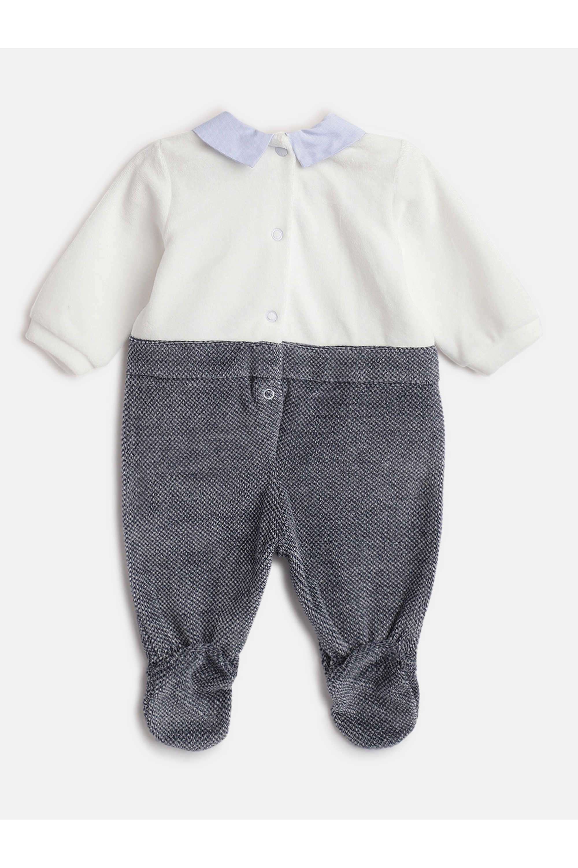 Color-Block-Cotton-Blend-Collared-Infant-Boys-Bodysuit
