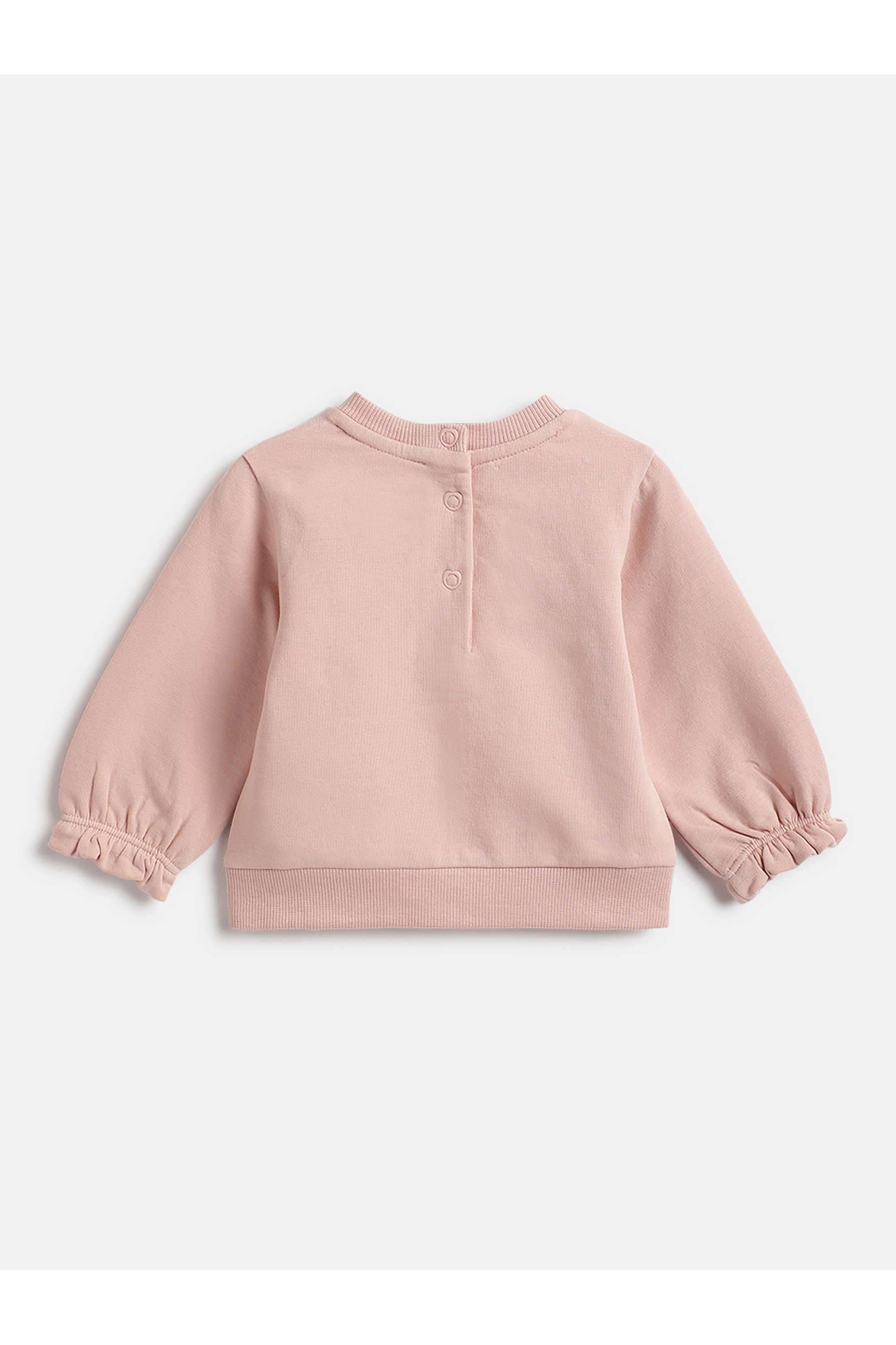 Graphic-Print-Cotton-Blend-Round-Neck-Infant-Girls-Clothing-Set