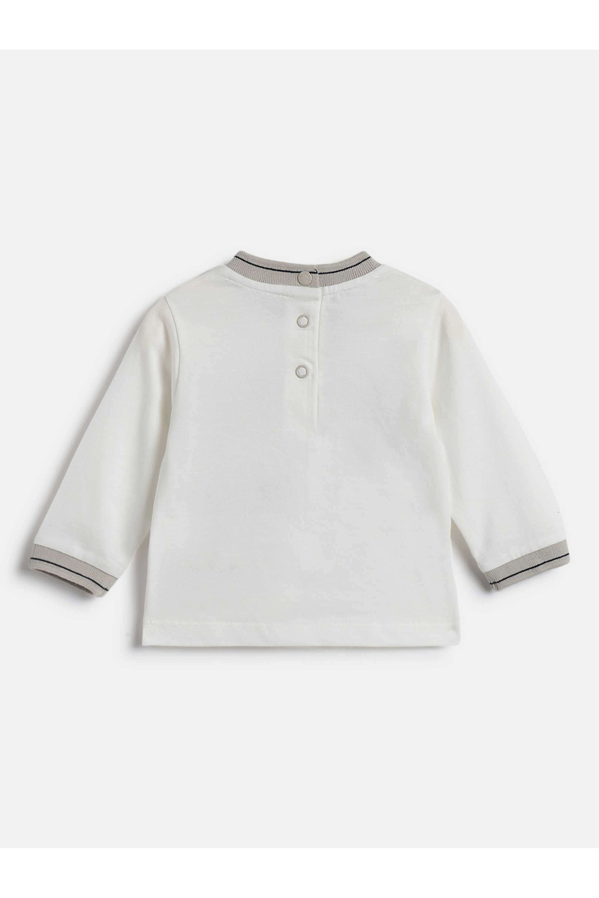 Embellished-Cotton-Round-Neck-Infant-Boys-T-Shirt