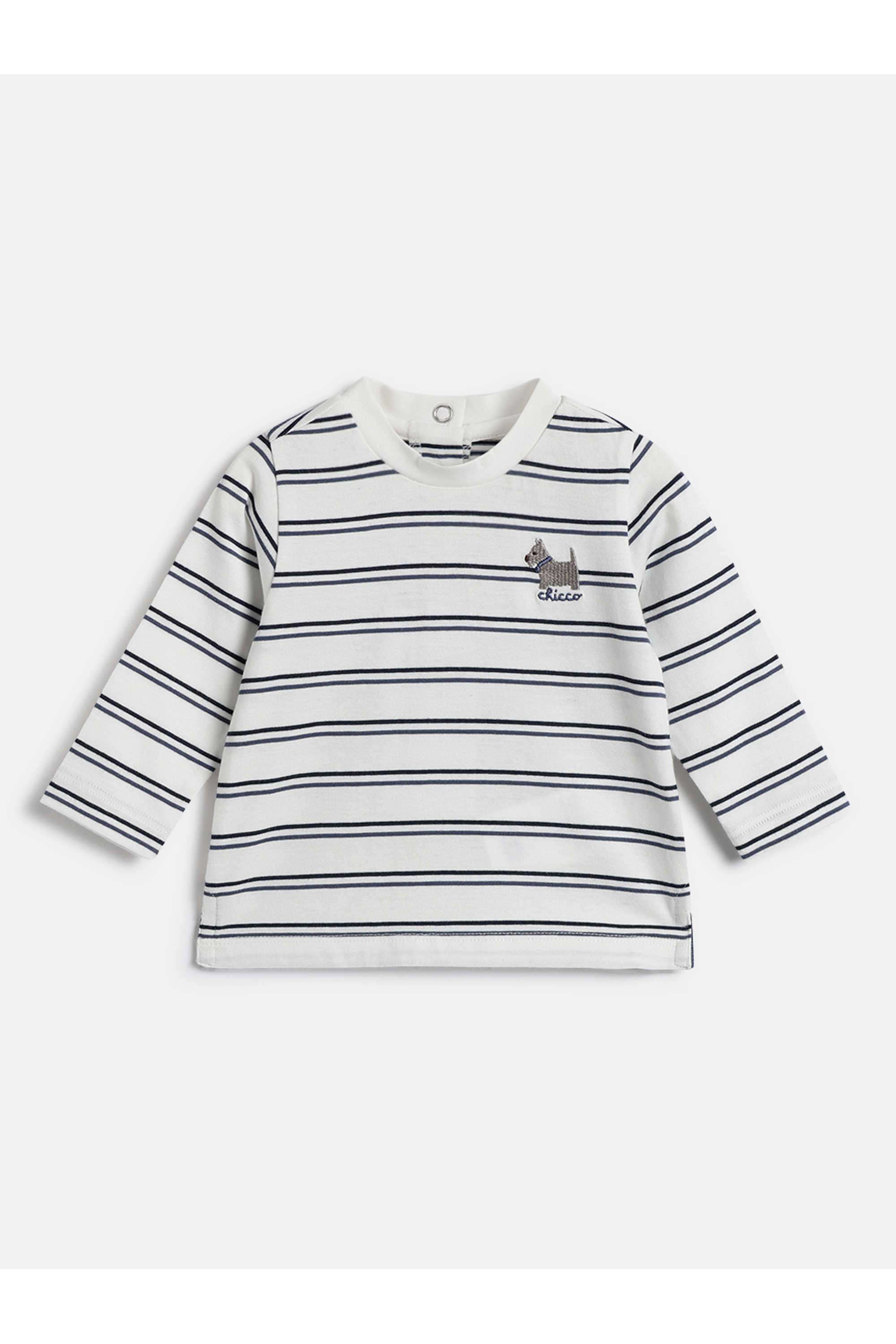 Stripes-Cotton-Round-Neck-Infant-Boys-T-Shirt