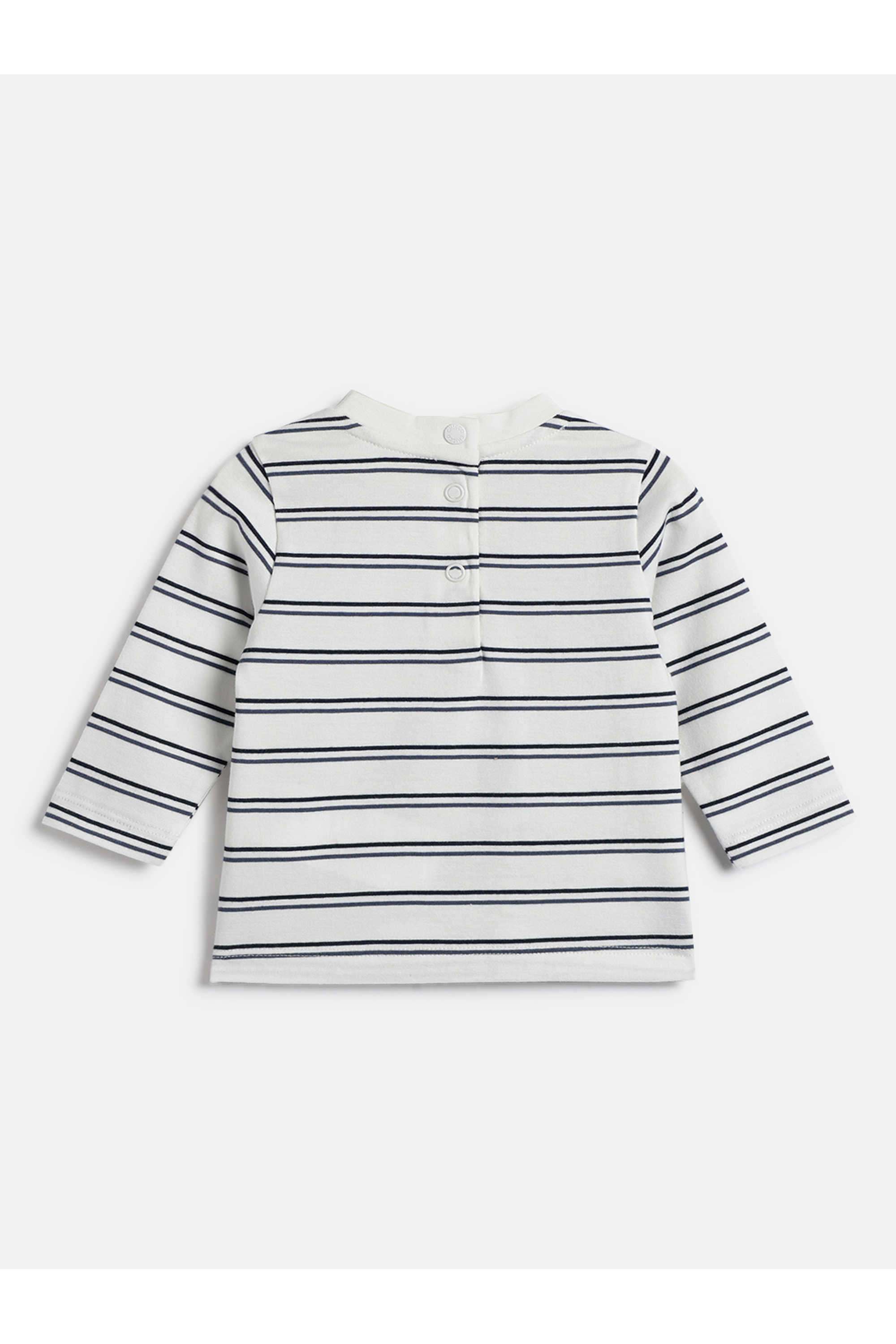 Stripes-Cotton-Round-Neck-Infant-Boys-T-Shirt